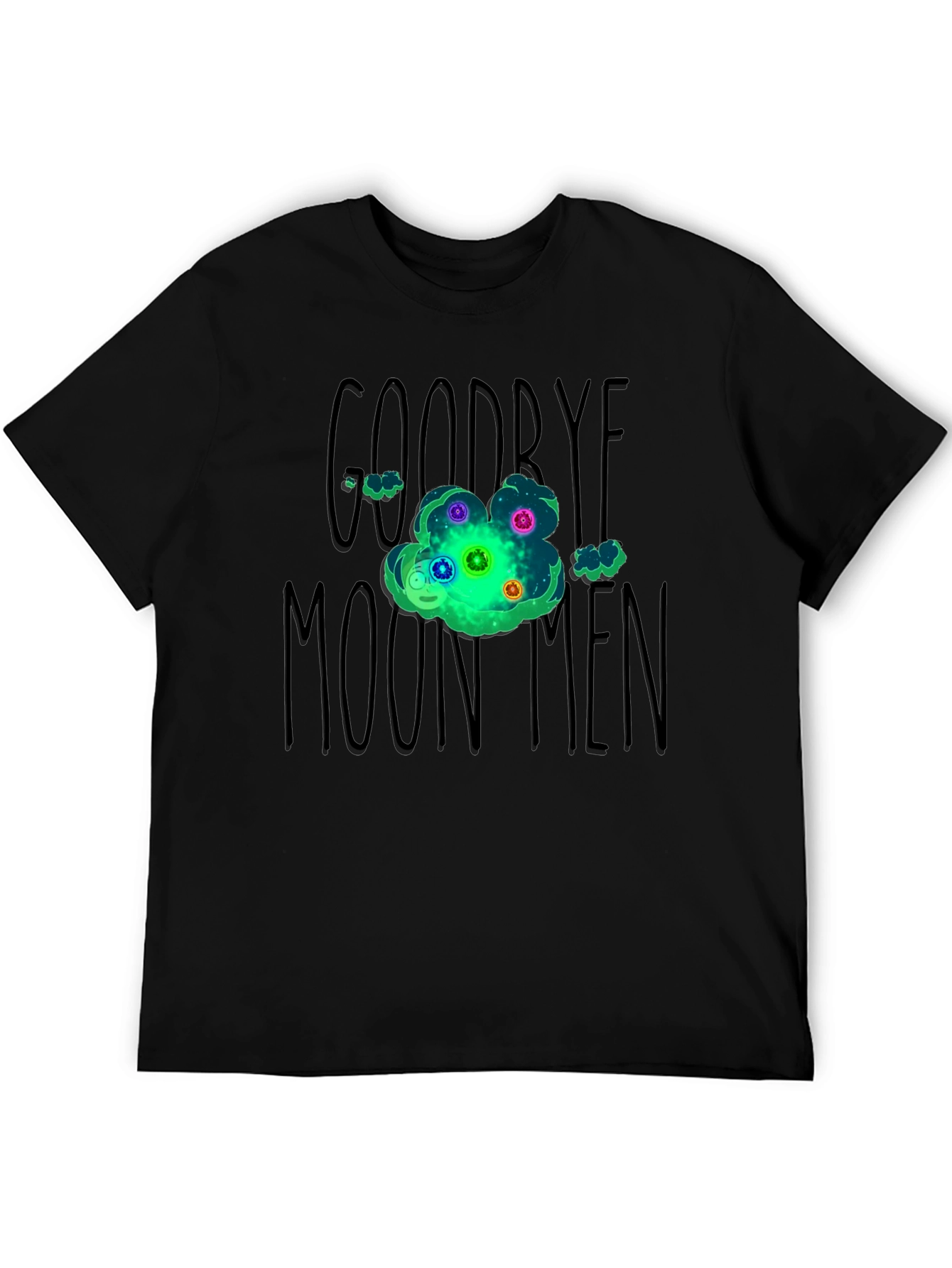 Goodbye Moonmen Rick and Morty Graphic T-Shirt