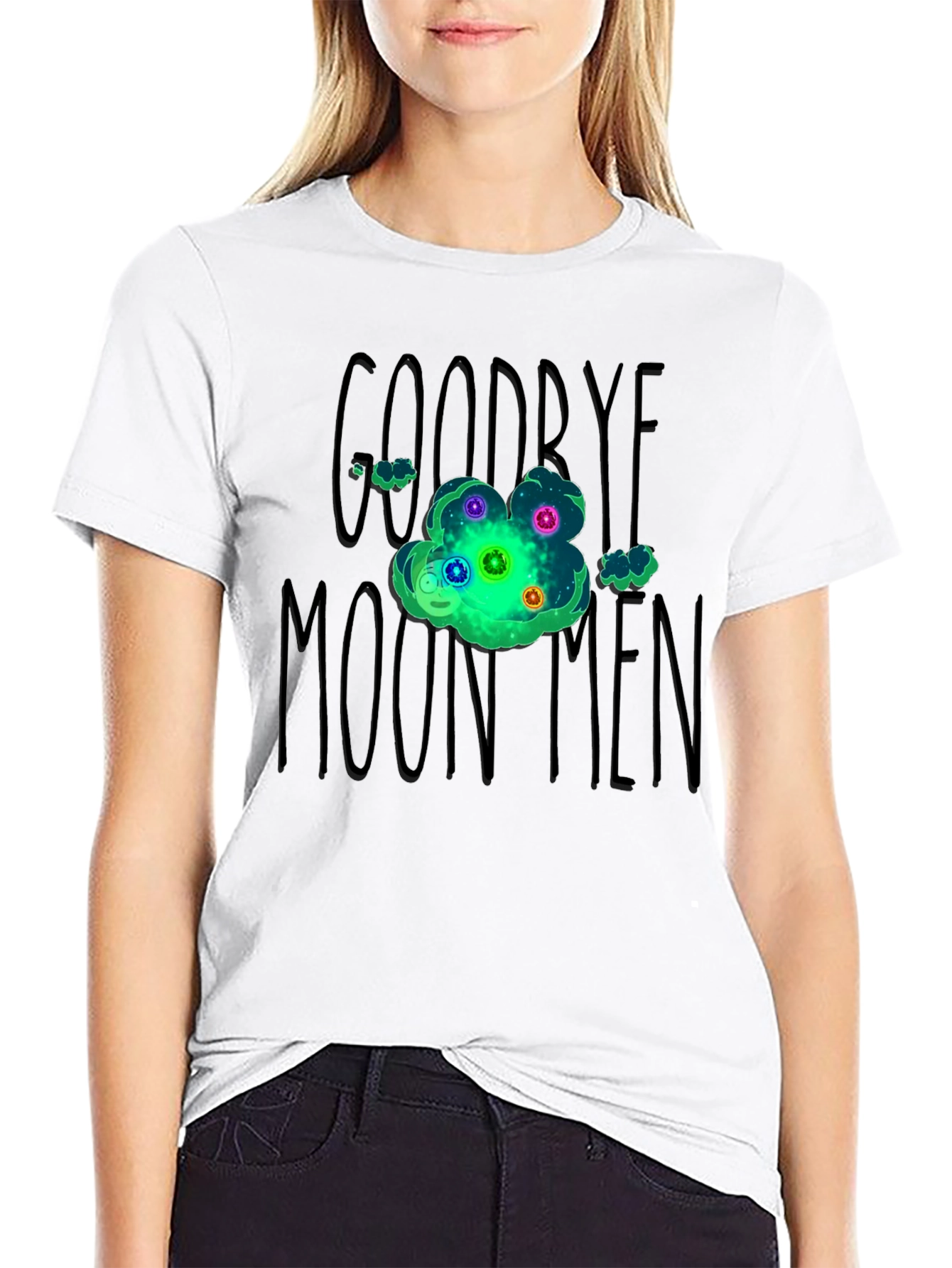 Goodbye Moonmen Rick and Morty Graphic T-Shirt