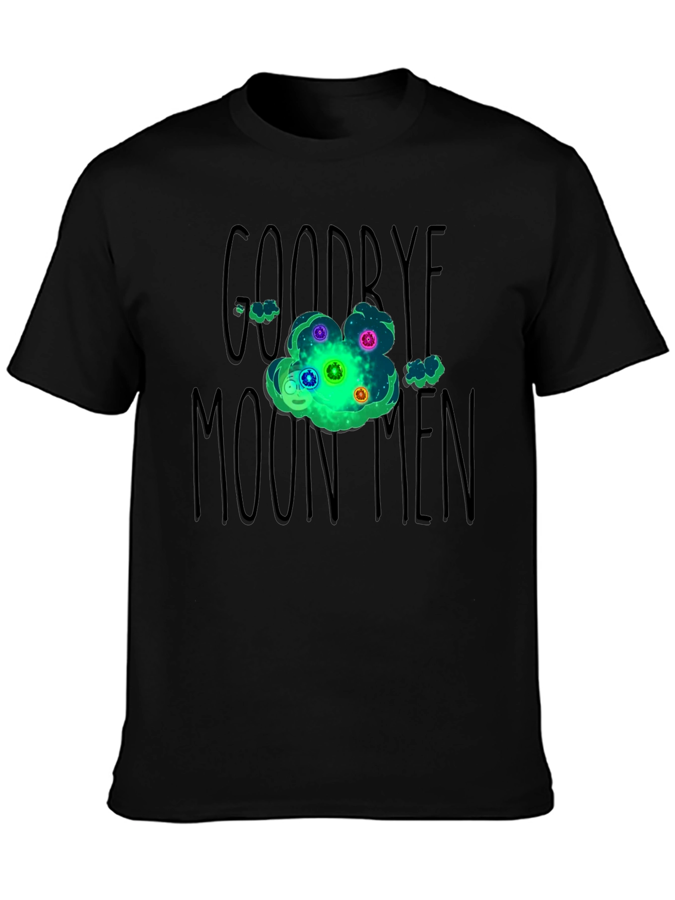 Goodbye Moonmen Rick and Morty Graphic T-Shirt