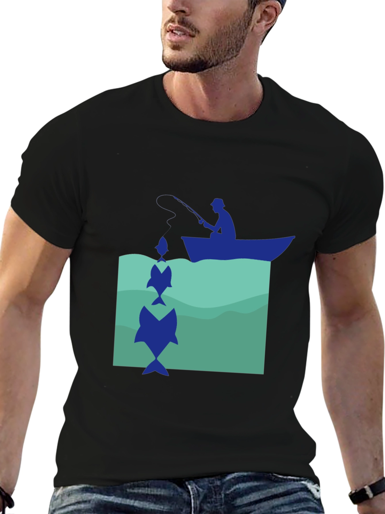 Fishing Graphic T-Shirt