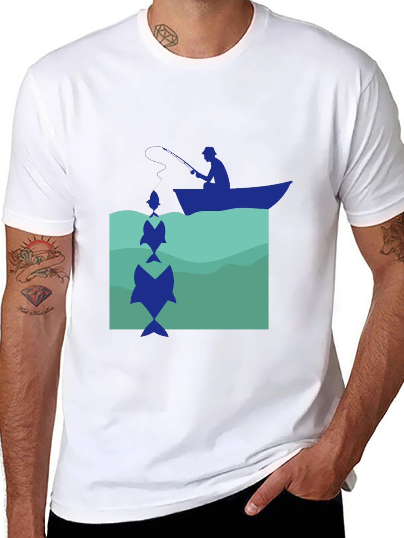 Fishing Graphic T-Shirt