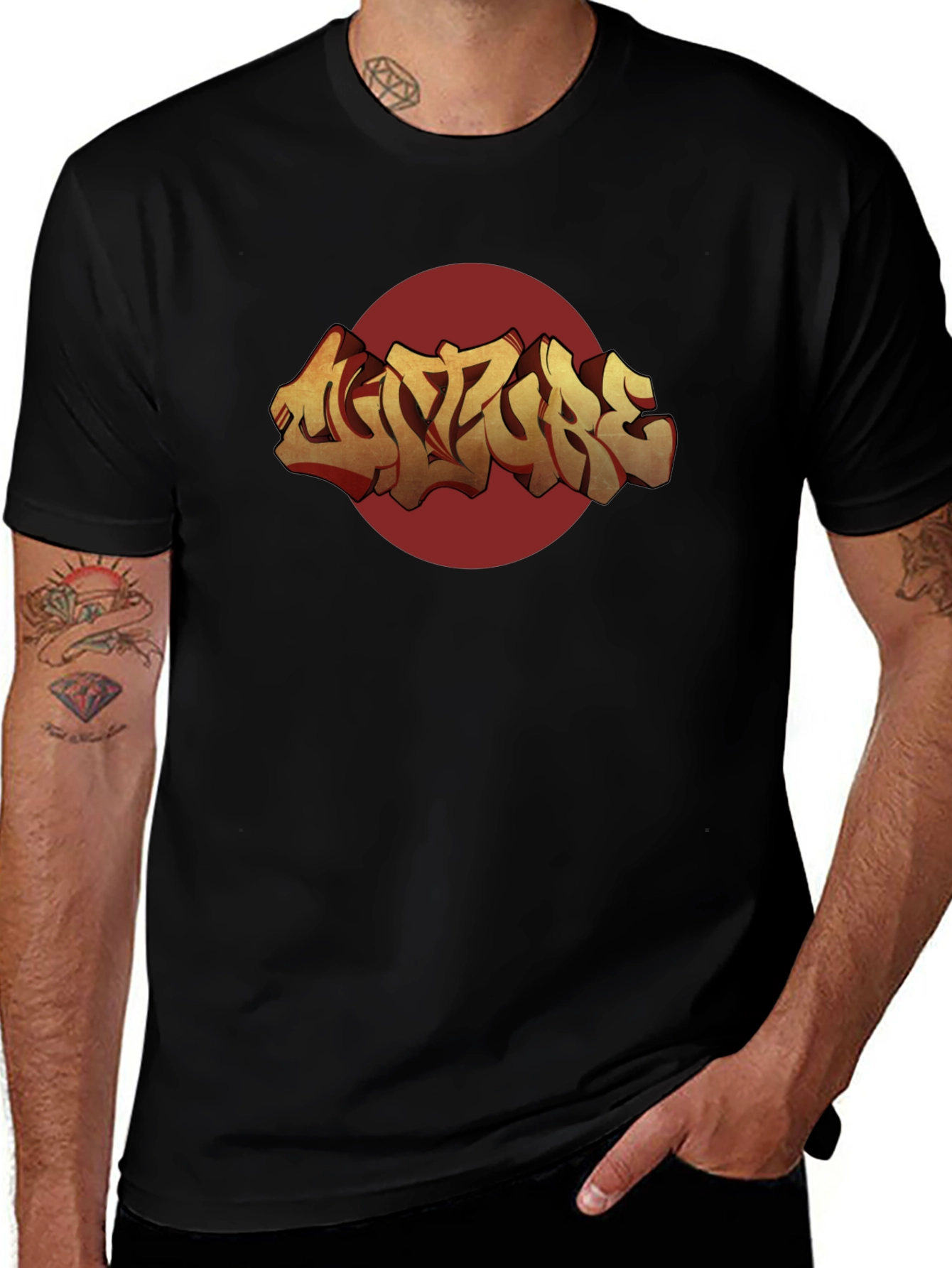 Urban Gold Graphic Tee - Cool Streetwear Design