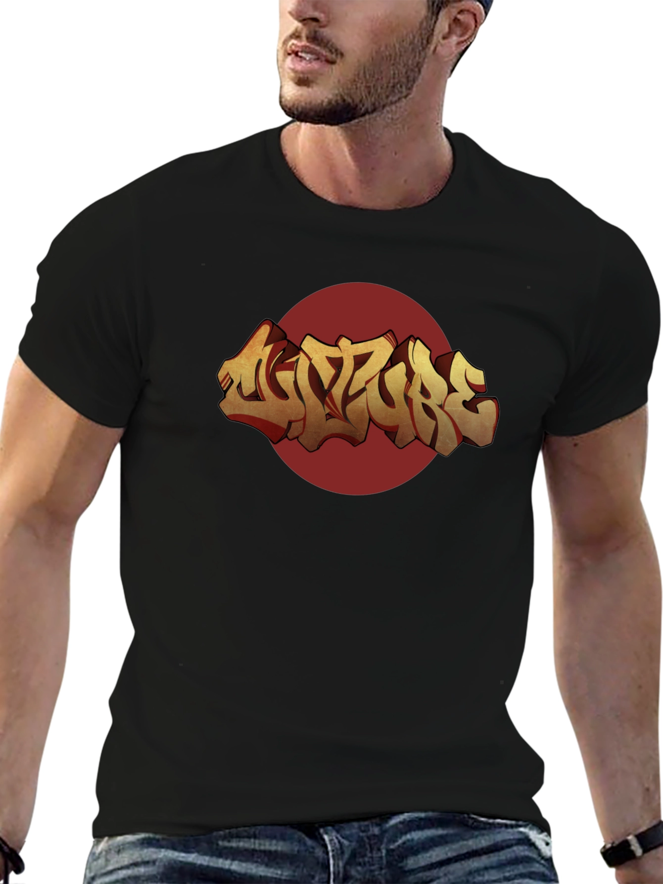 Urban Gold Graphic Tee - Cool Streetwear Design