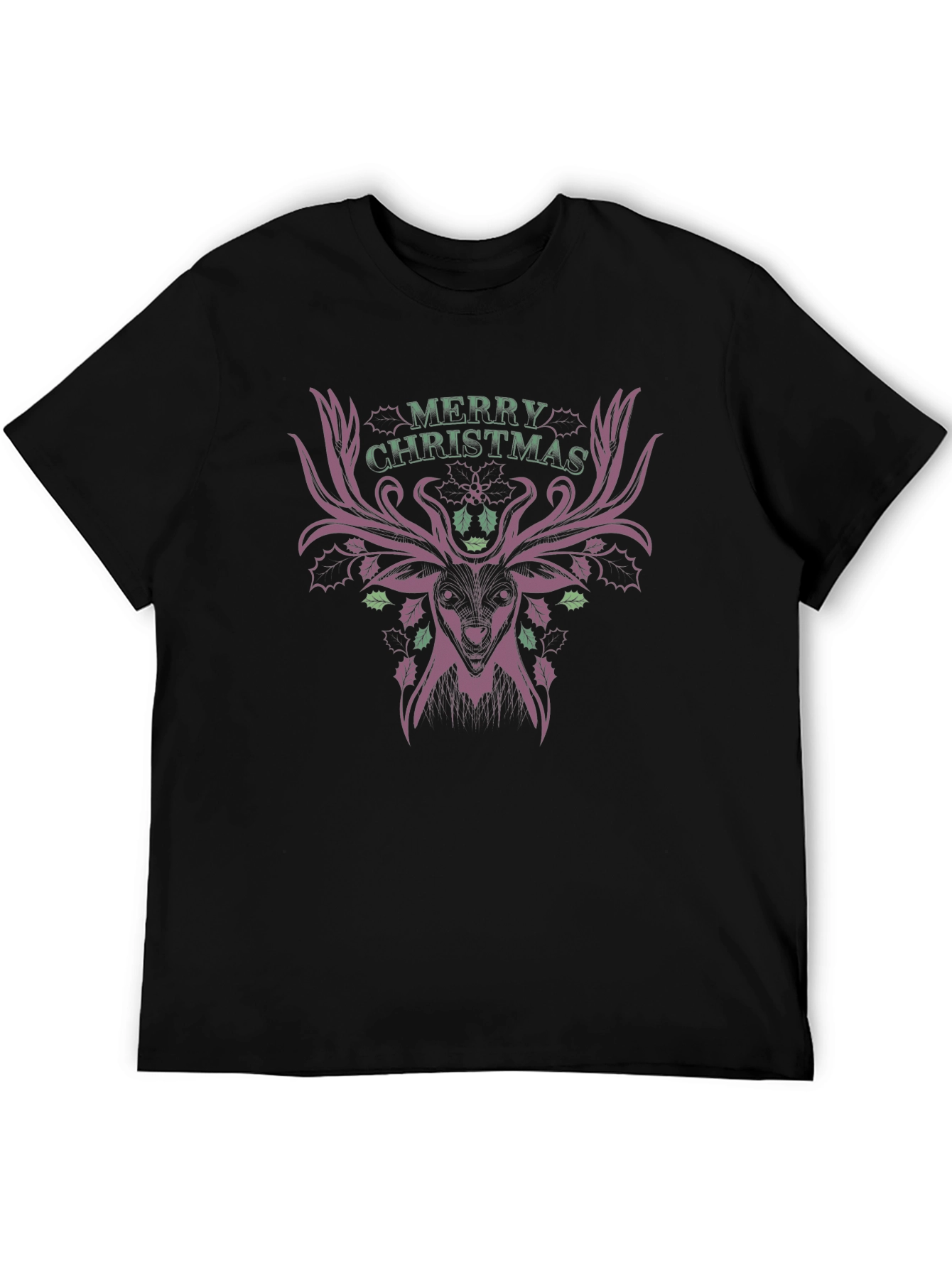 Merry Christmas Deer T-Shirt - Festive Holiday Style