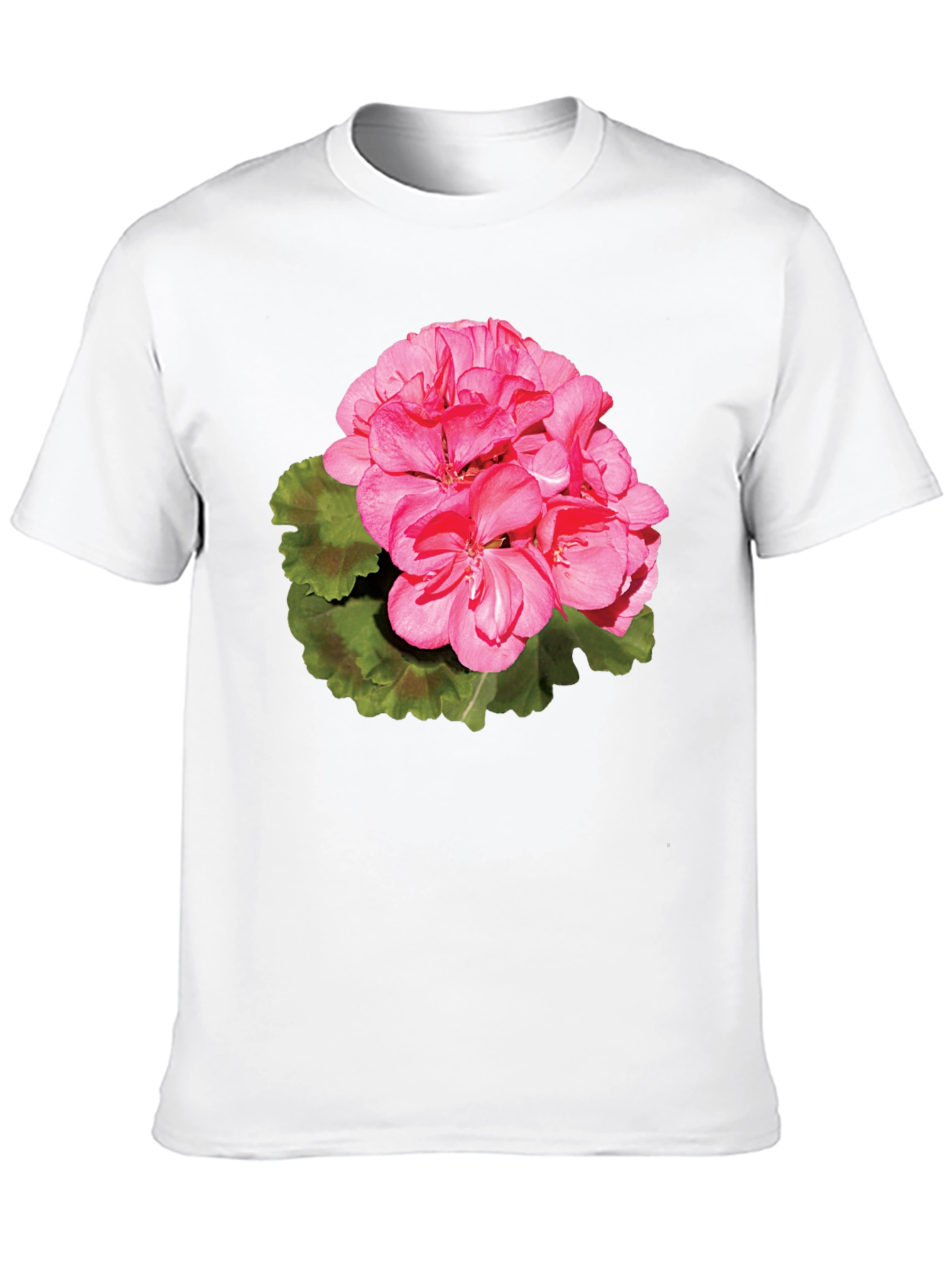 Floral Print T-Shirt - Pink Blossom Design