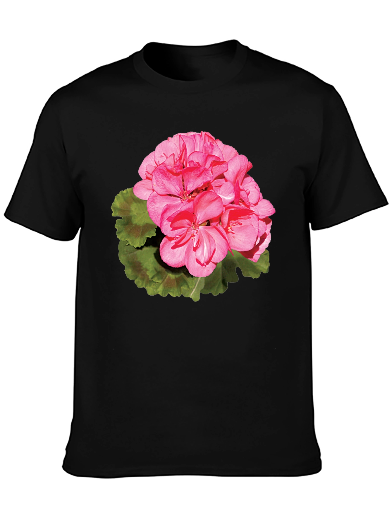 Floral Print T-Shirt - Pink Blossom Design