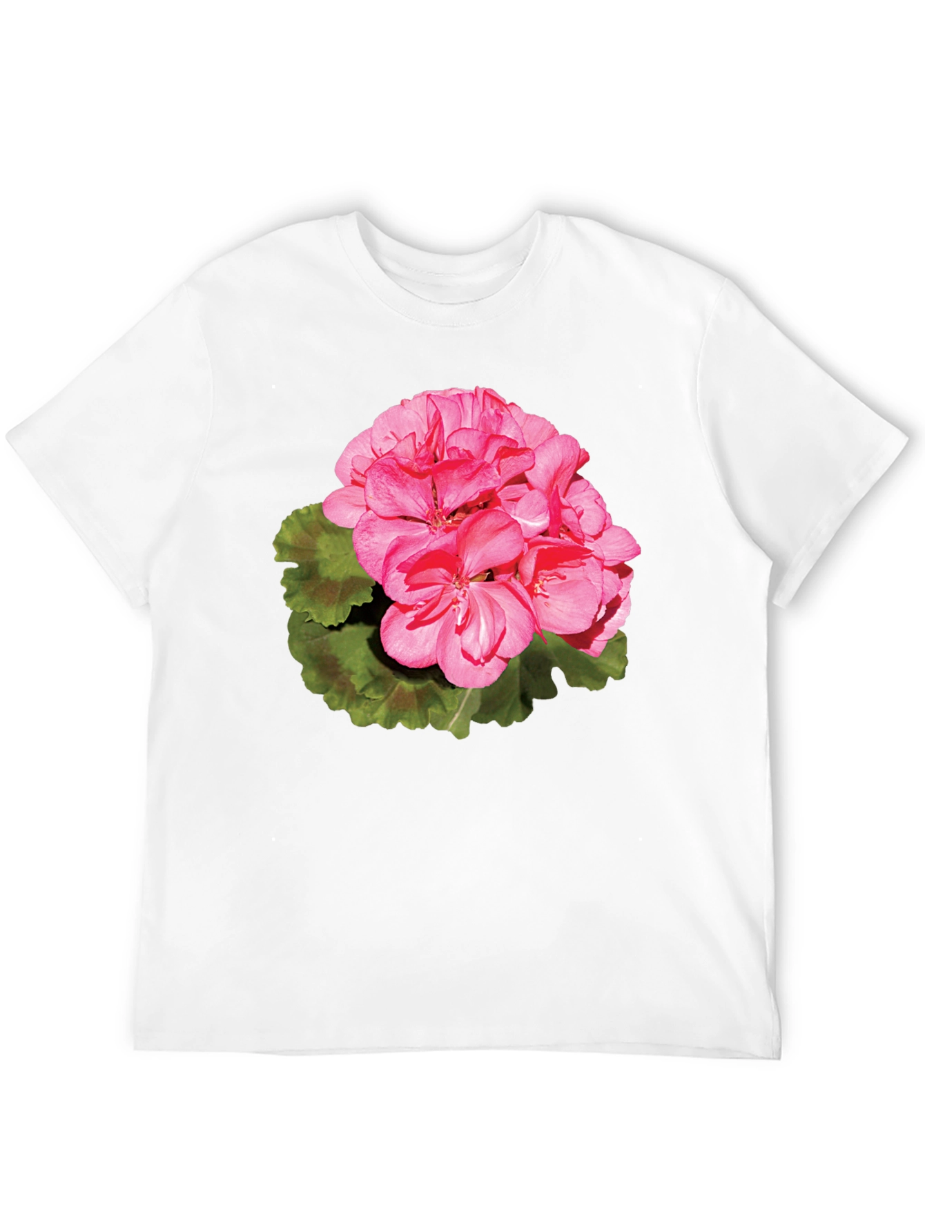 Floral Print T-Shirt - Pink Blossom Design