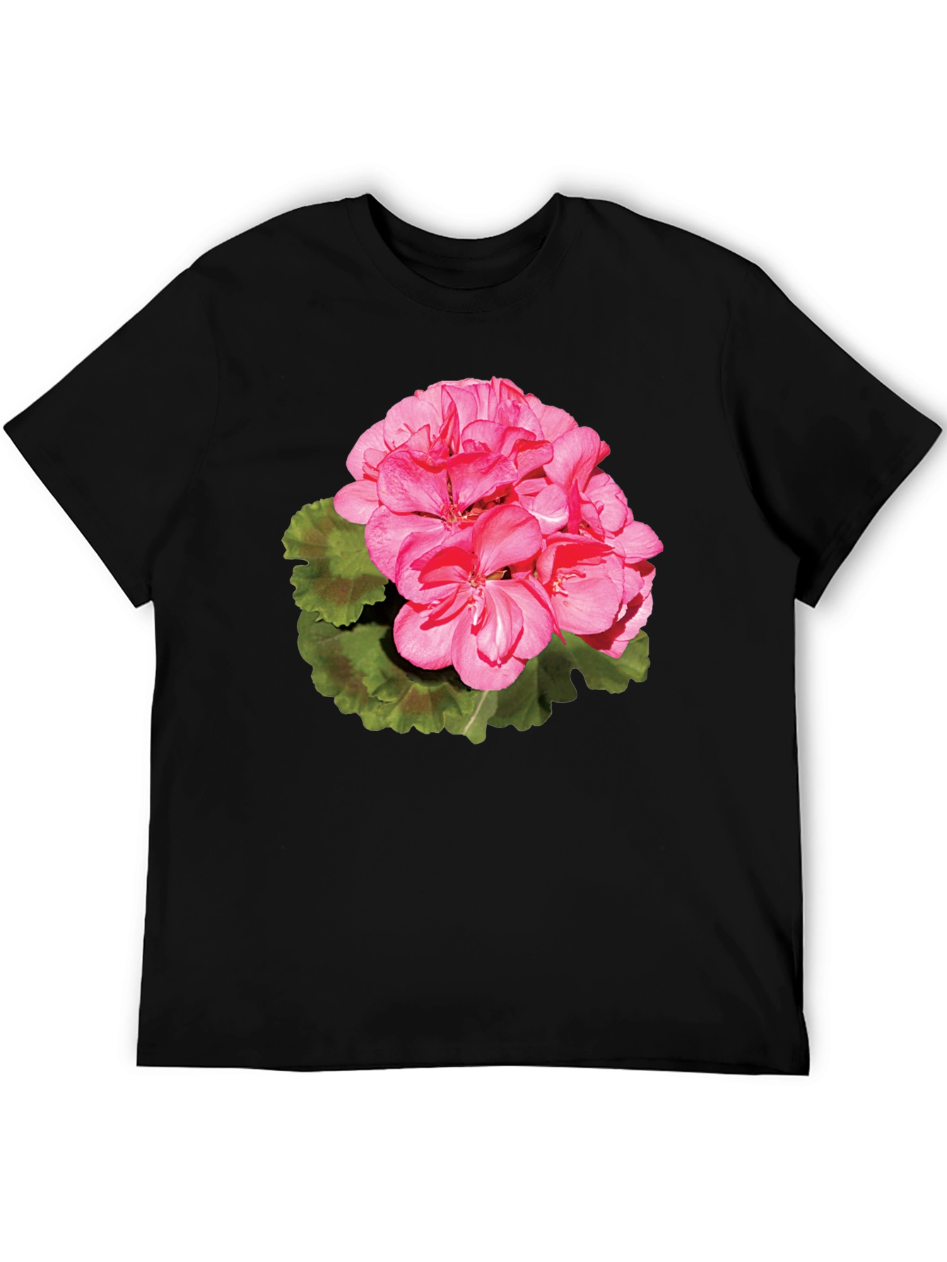 Floral Print T-Shirt - Pink Blossom Design