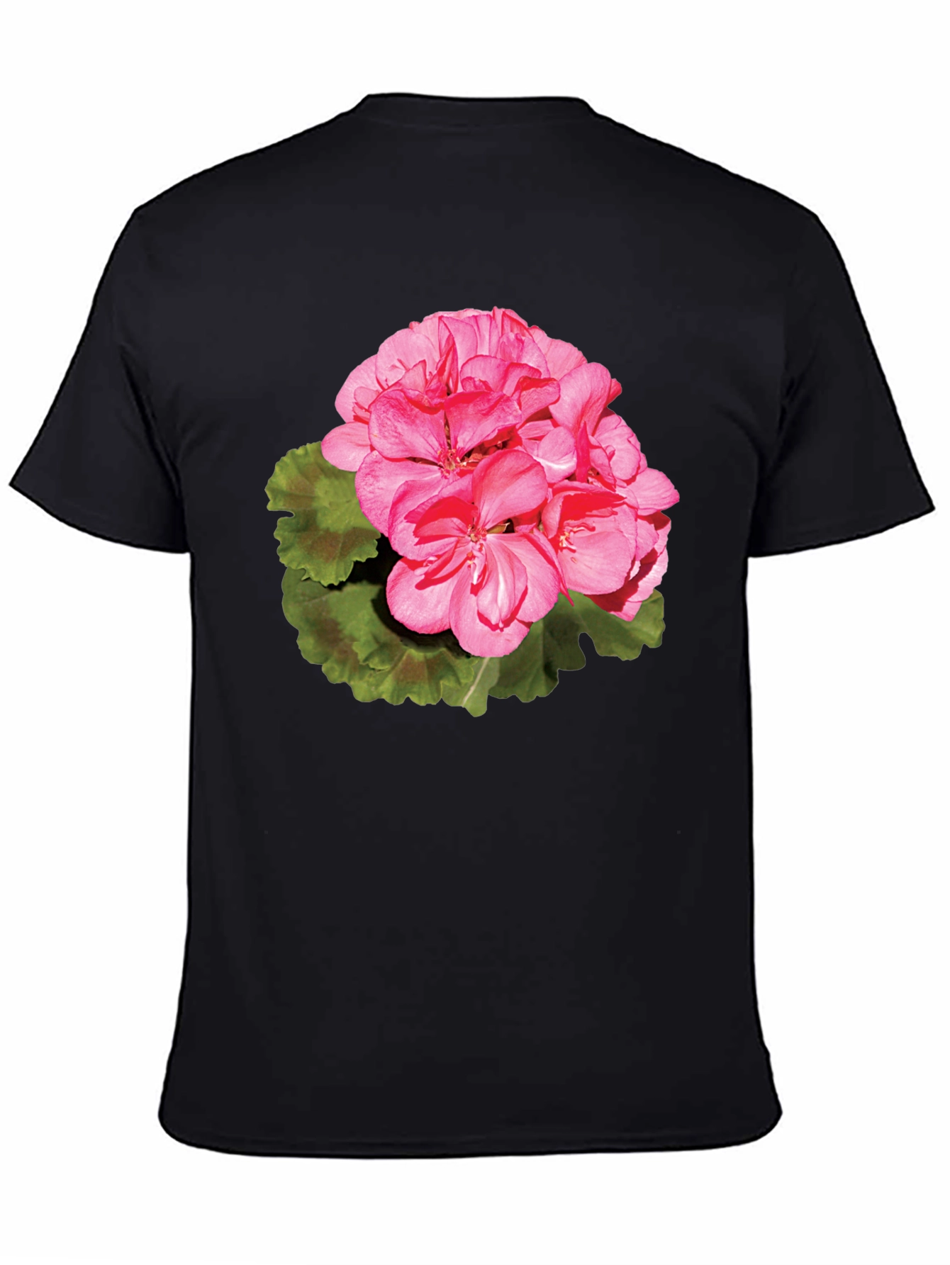 Floral Print T-Shirt - Pink Blossom Design