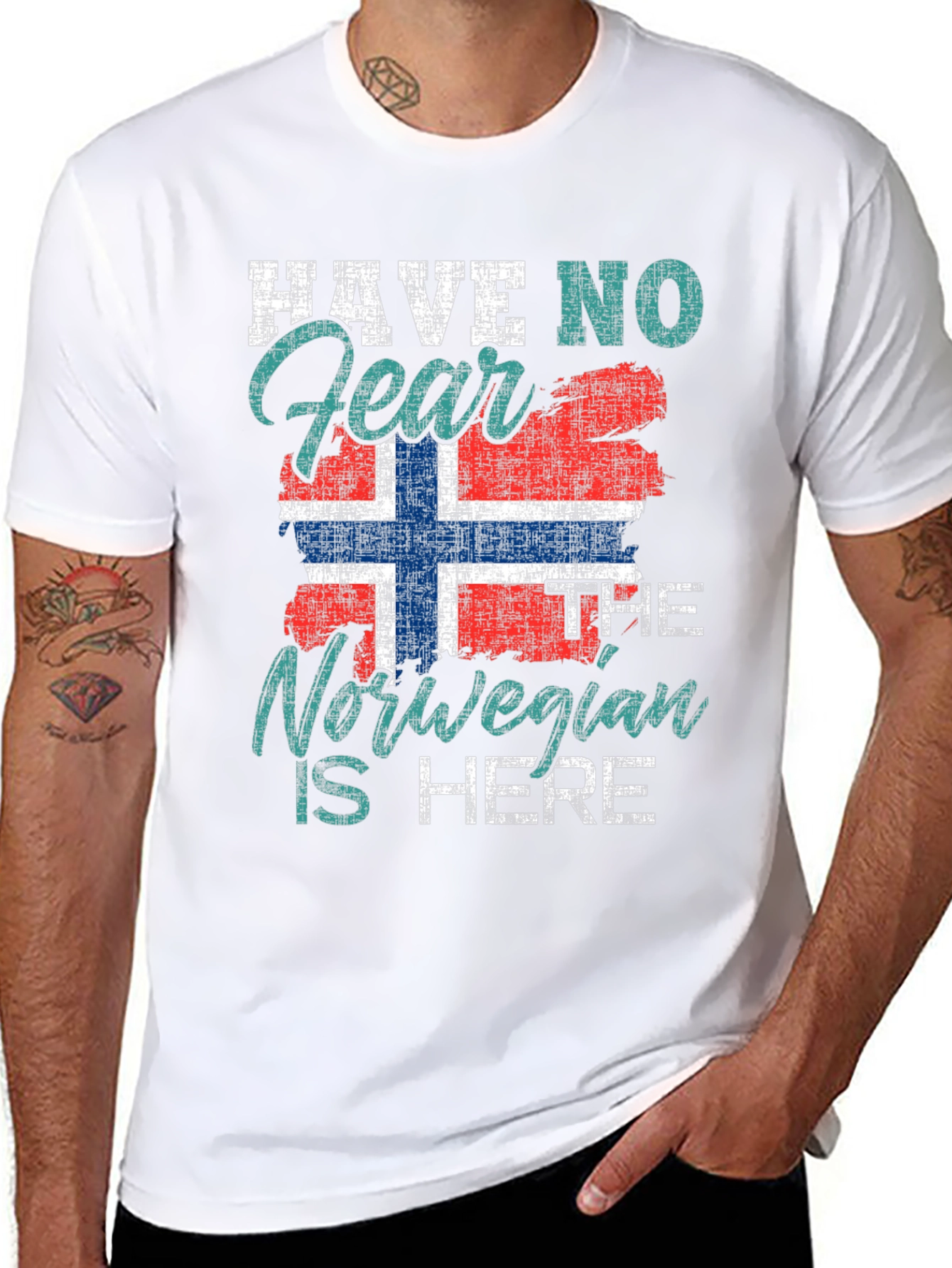 Norwegian Pride T-Shirt - Have No Fear Design