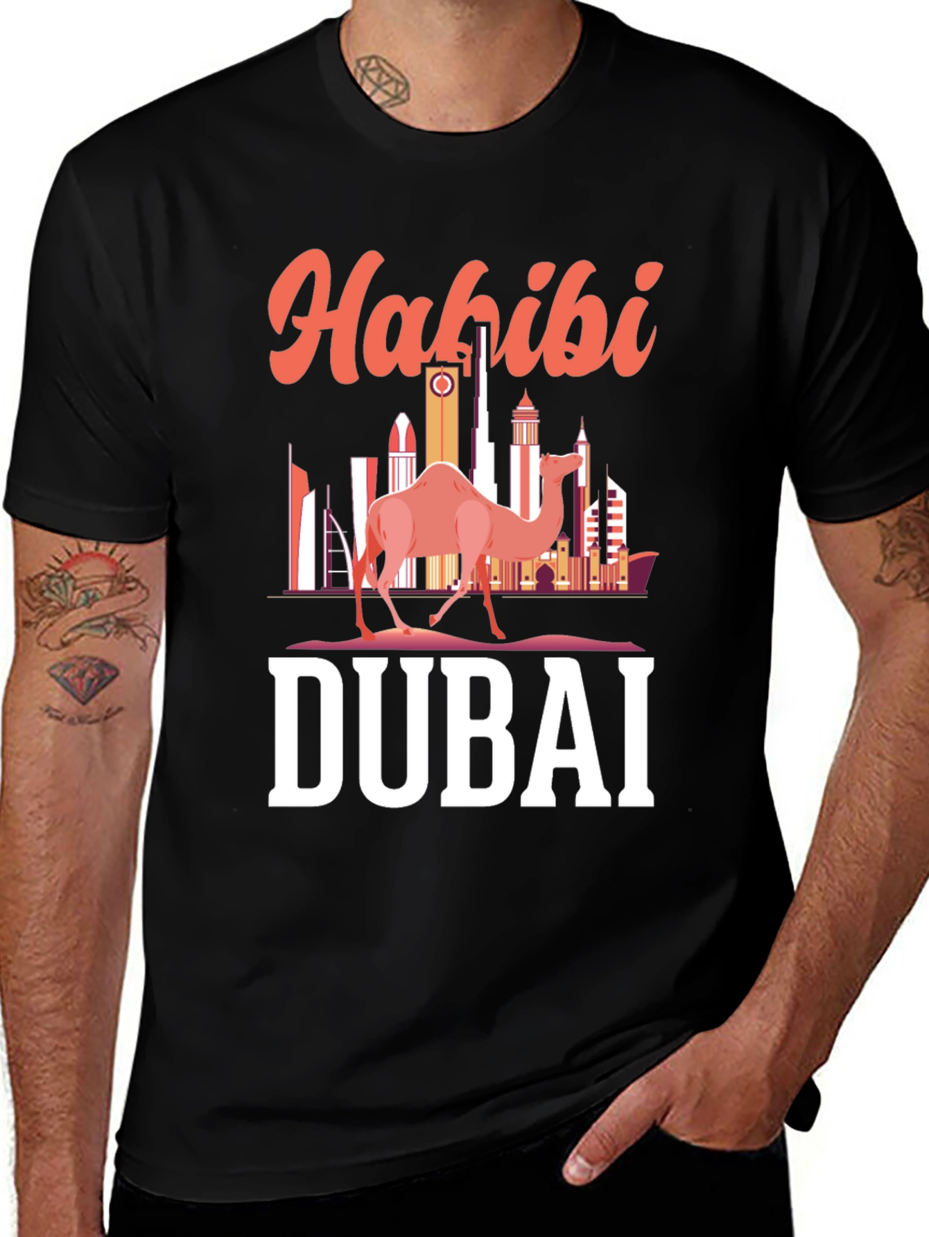 Habibi Dubai T-Shirt - Mens Graphic Tee