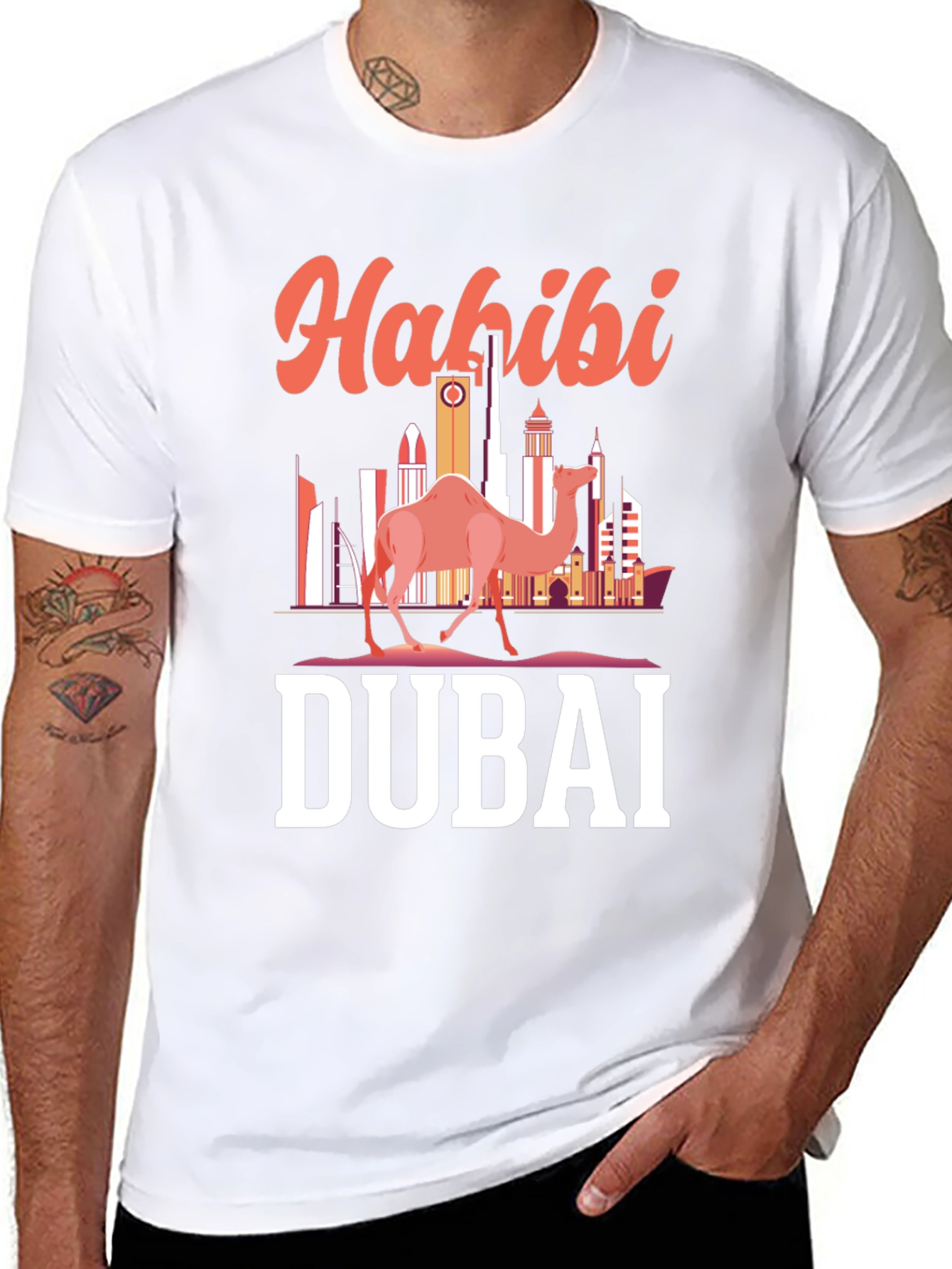 Habibi Dubai T-Shirt - Mens Graphic Tee
