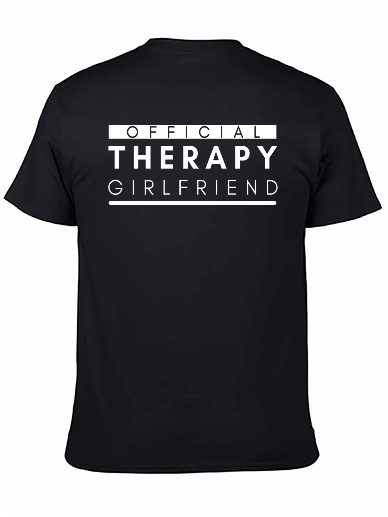 Official Therapy Girlfriend Graphic Tee - Black