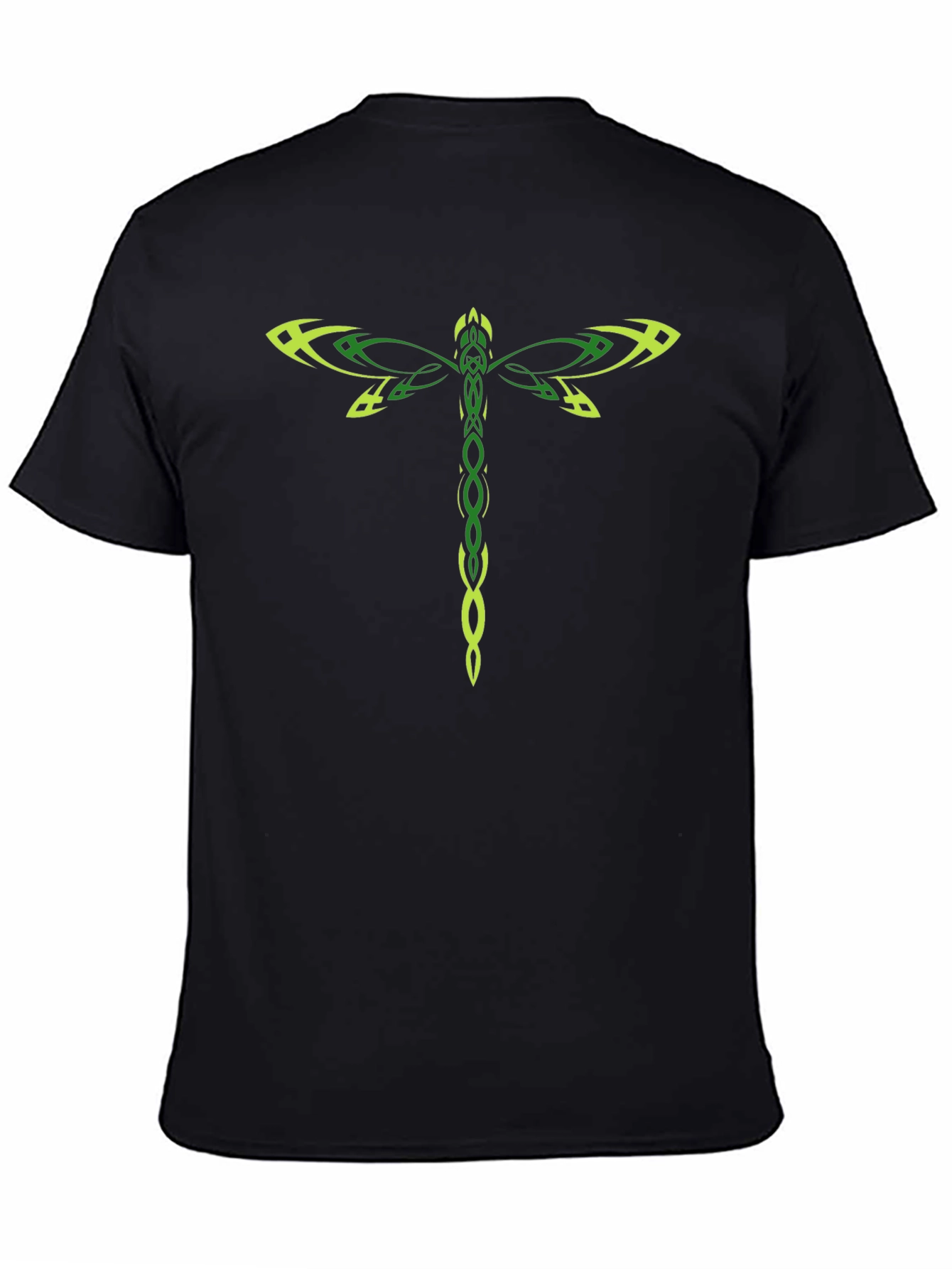 Dragonfly Graphic Black T-Shirt - Unique Design