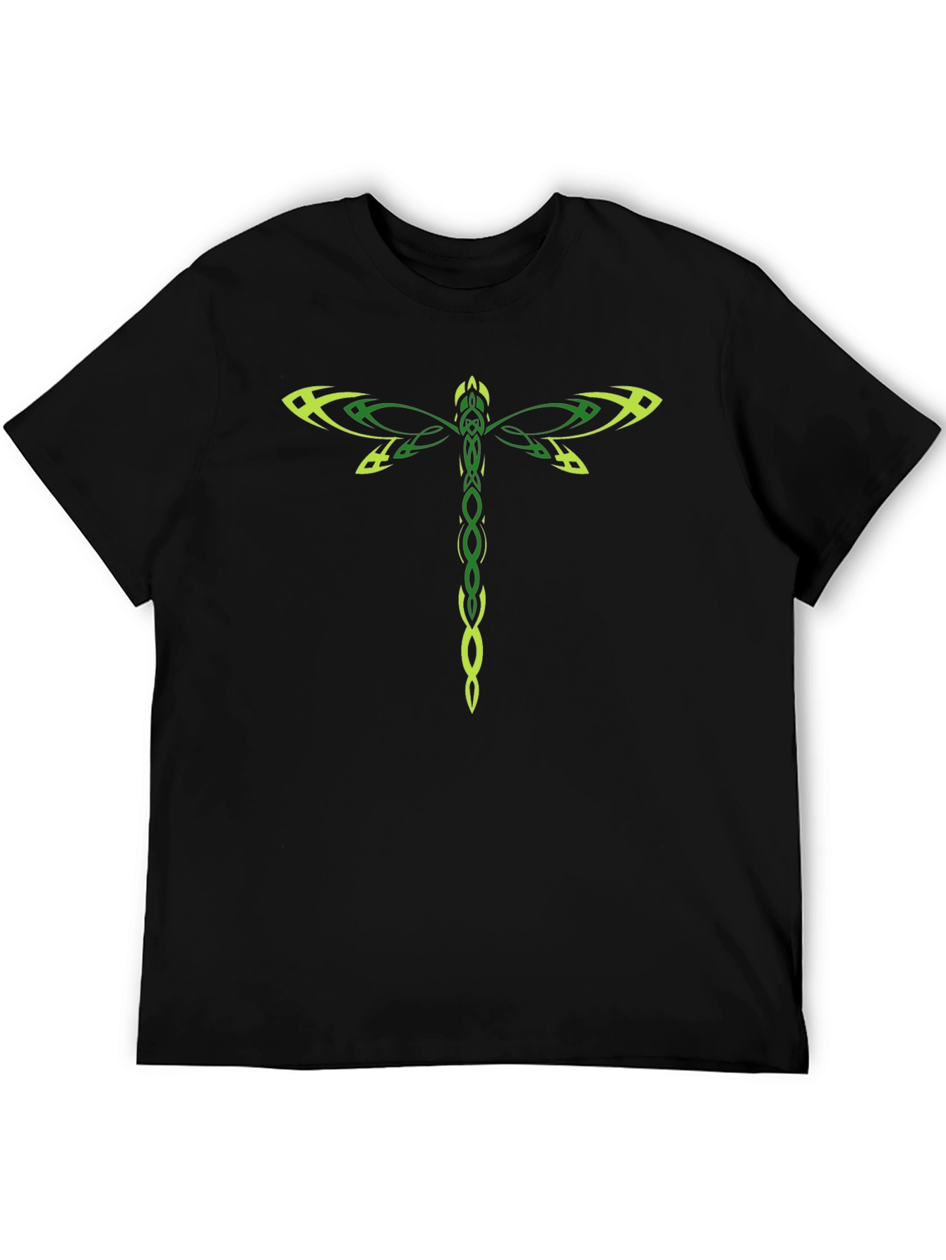 Dragonfly Graphic Black T-Shirt - Unique Design