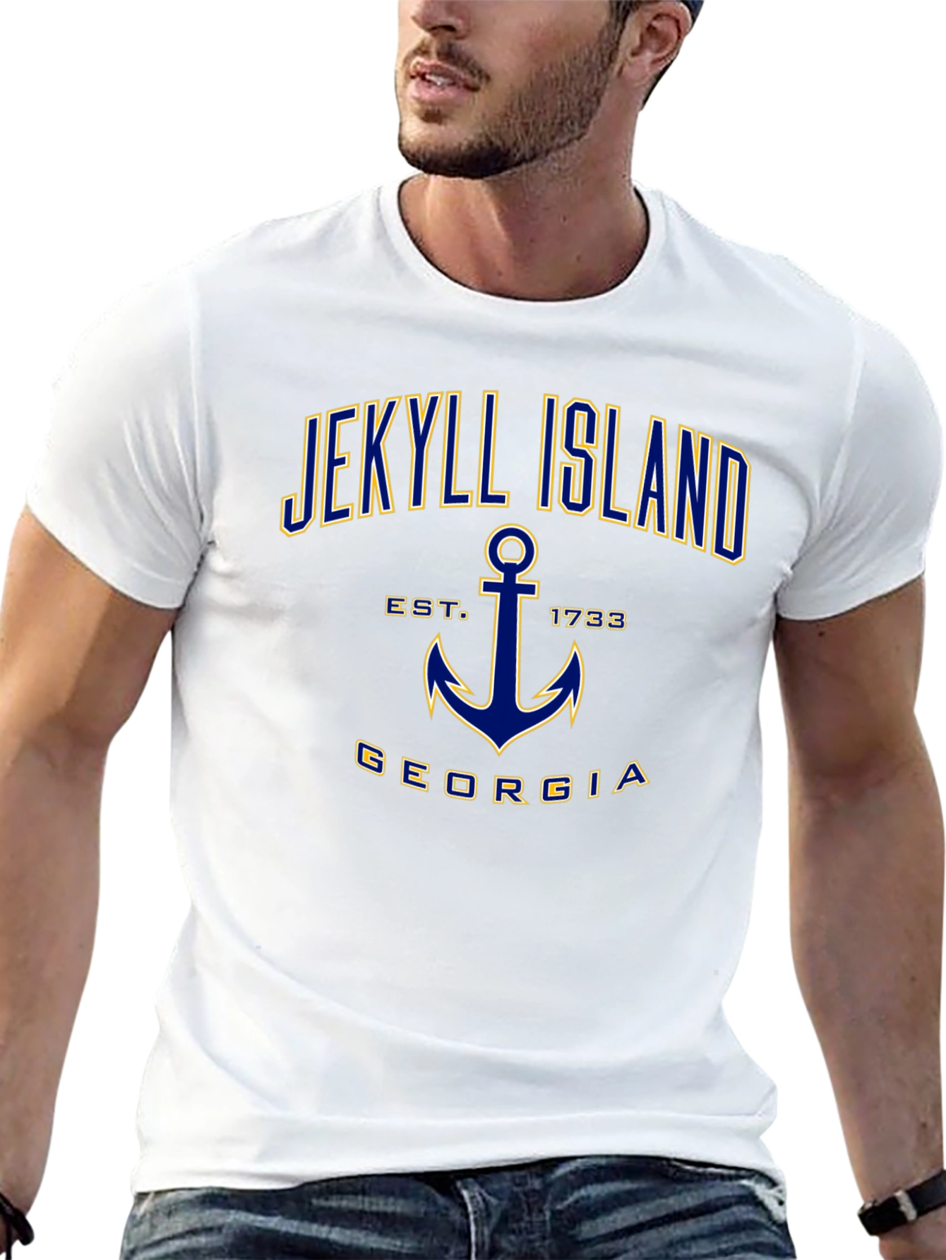 Jekyll Island Georgia T-Shirt Anchor Est 1733