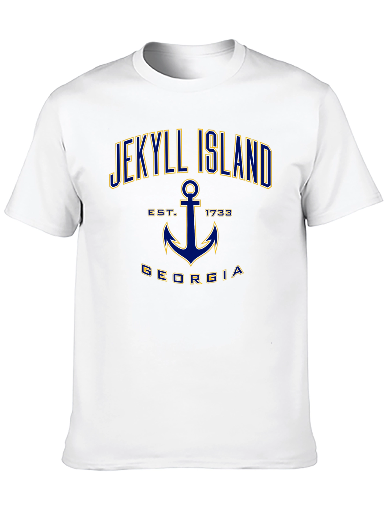 Jekyll Island Georgia T-Shirt Anchor Est 1733