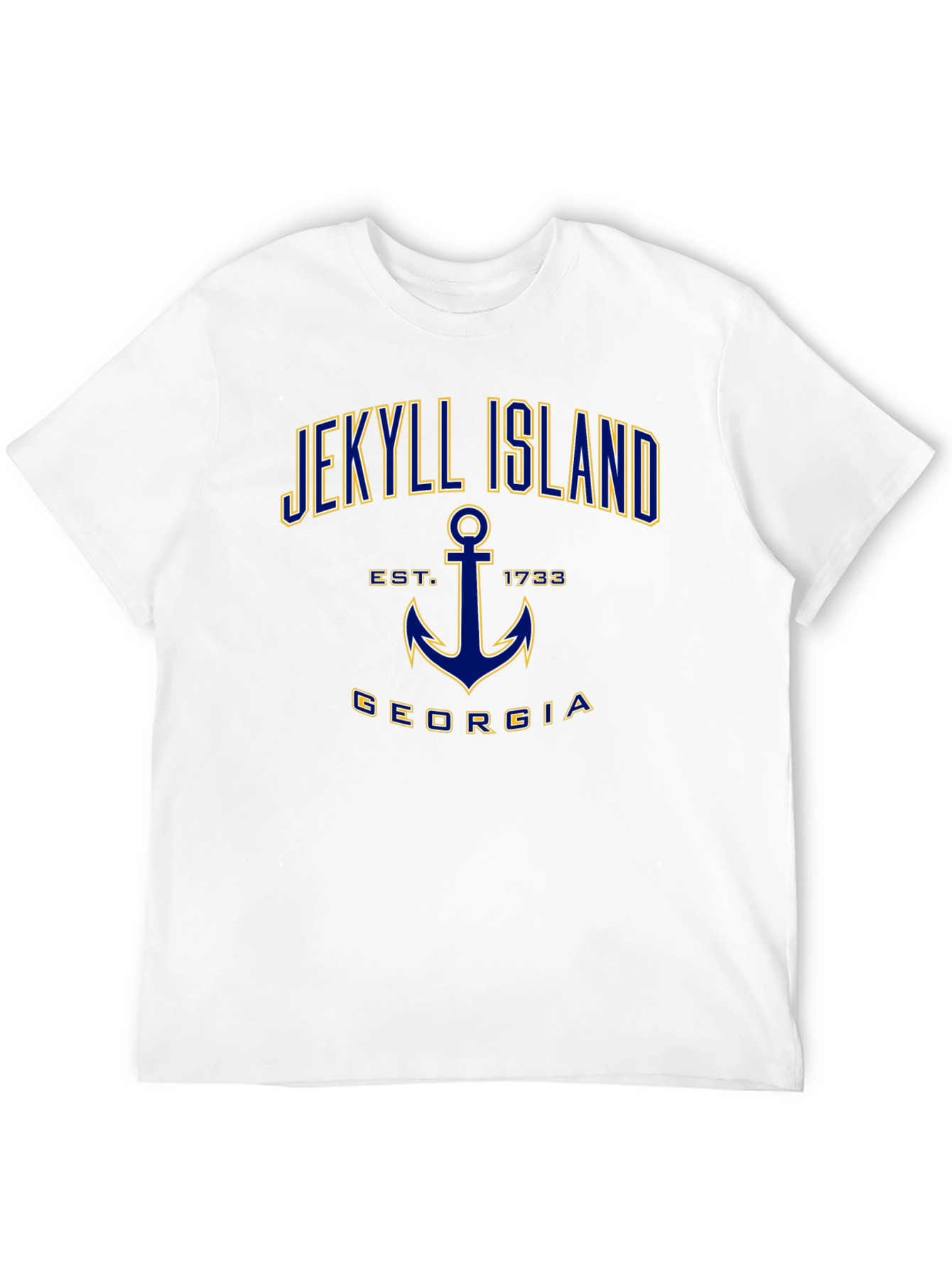 Jekyll Island Georgia T-Shirt Anchor Est 1733