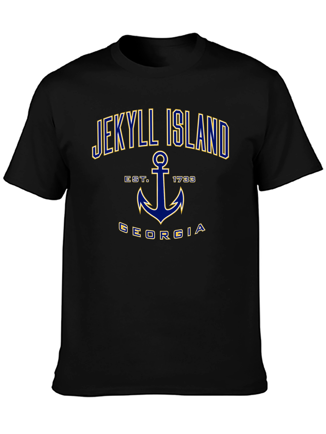 Jekyll Island Georgia T-Shirt Anchor Est 1733