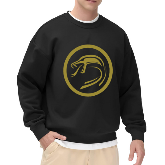 Minimalist Bird & Shield Emblem Graphic ԲÁìÎÀÒÂ - Unique Design Pullover Sweatshirt
