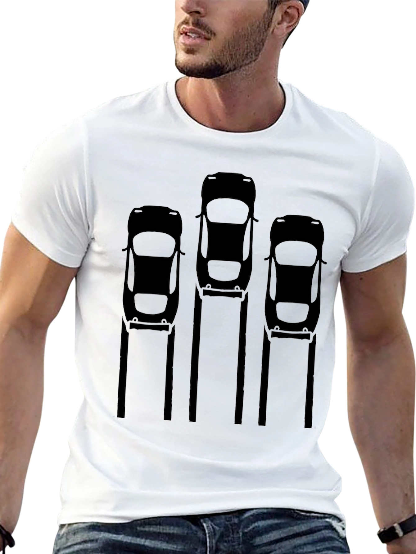 Car Enthusiast Black Graphic Tee