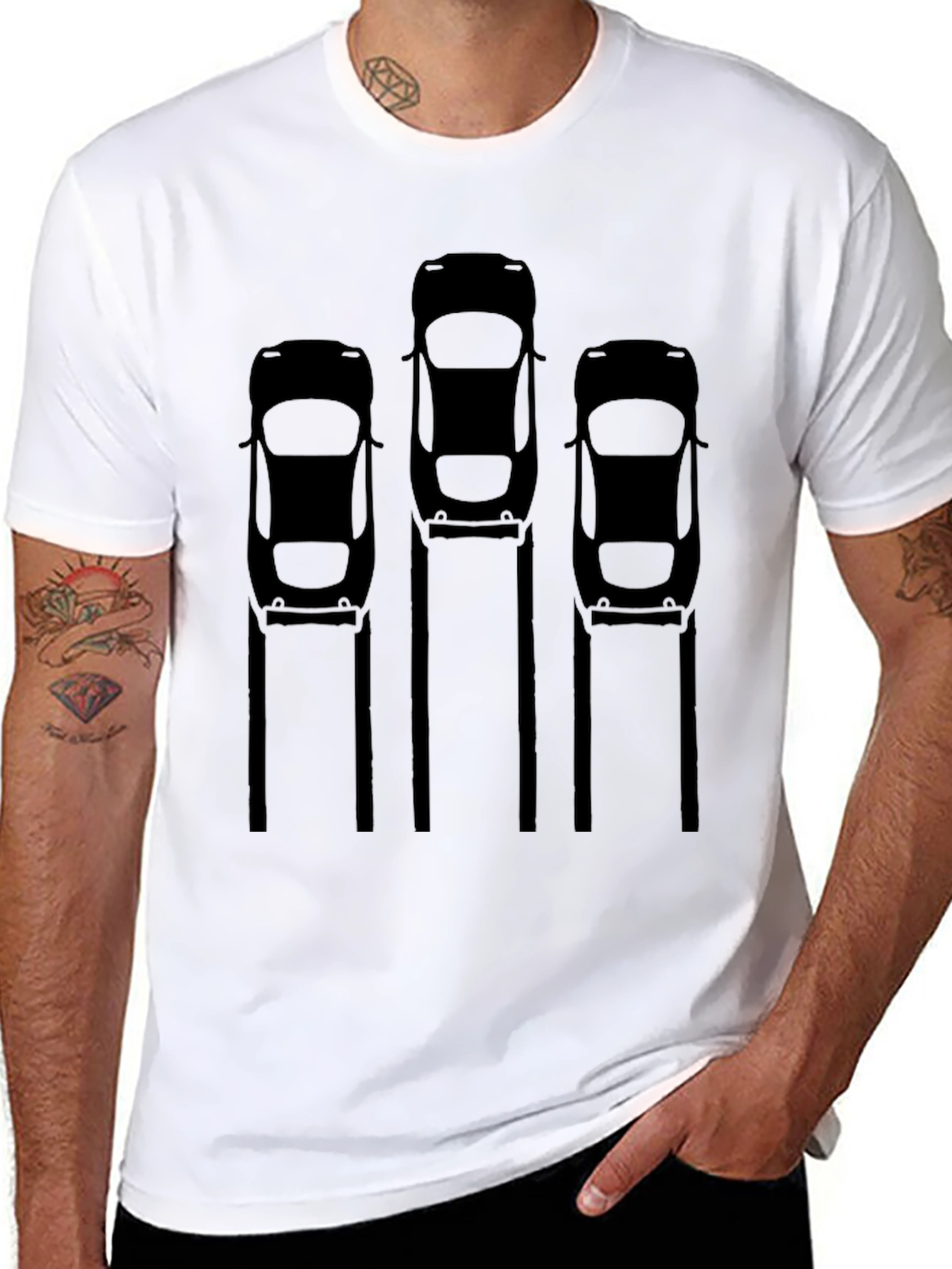 Car Enthusiast Black Graphic Tee