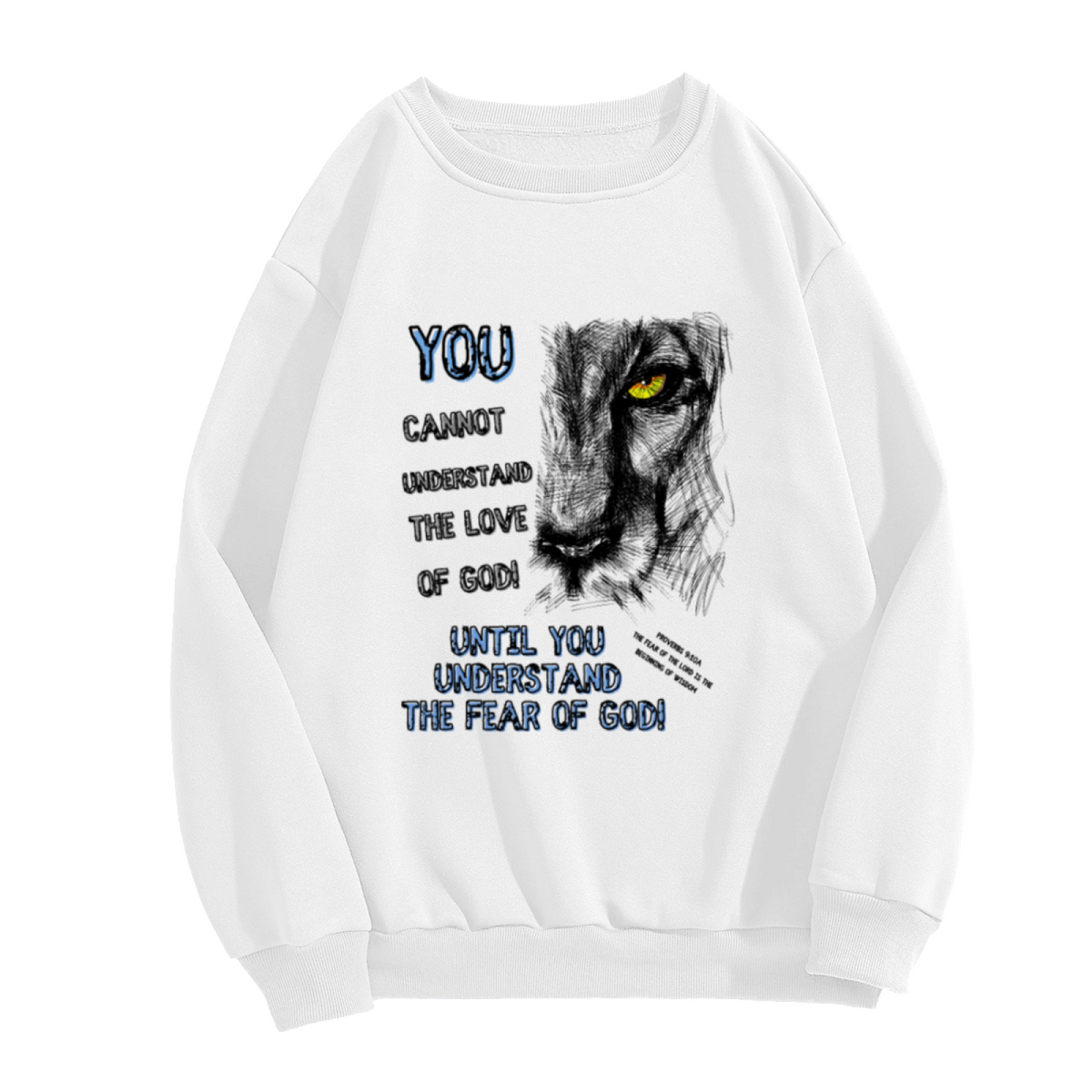 YOU CANNOT UNDERSTAND THE LOVE OF GOD - Lion of Judah Graphic ԲÁìÎÀÒÂ | Unisex Pullover Sweatshirt