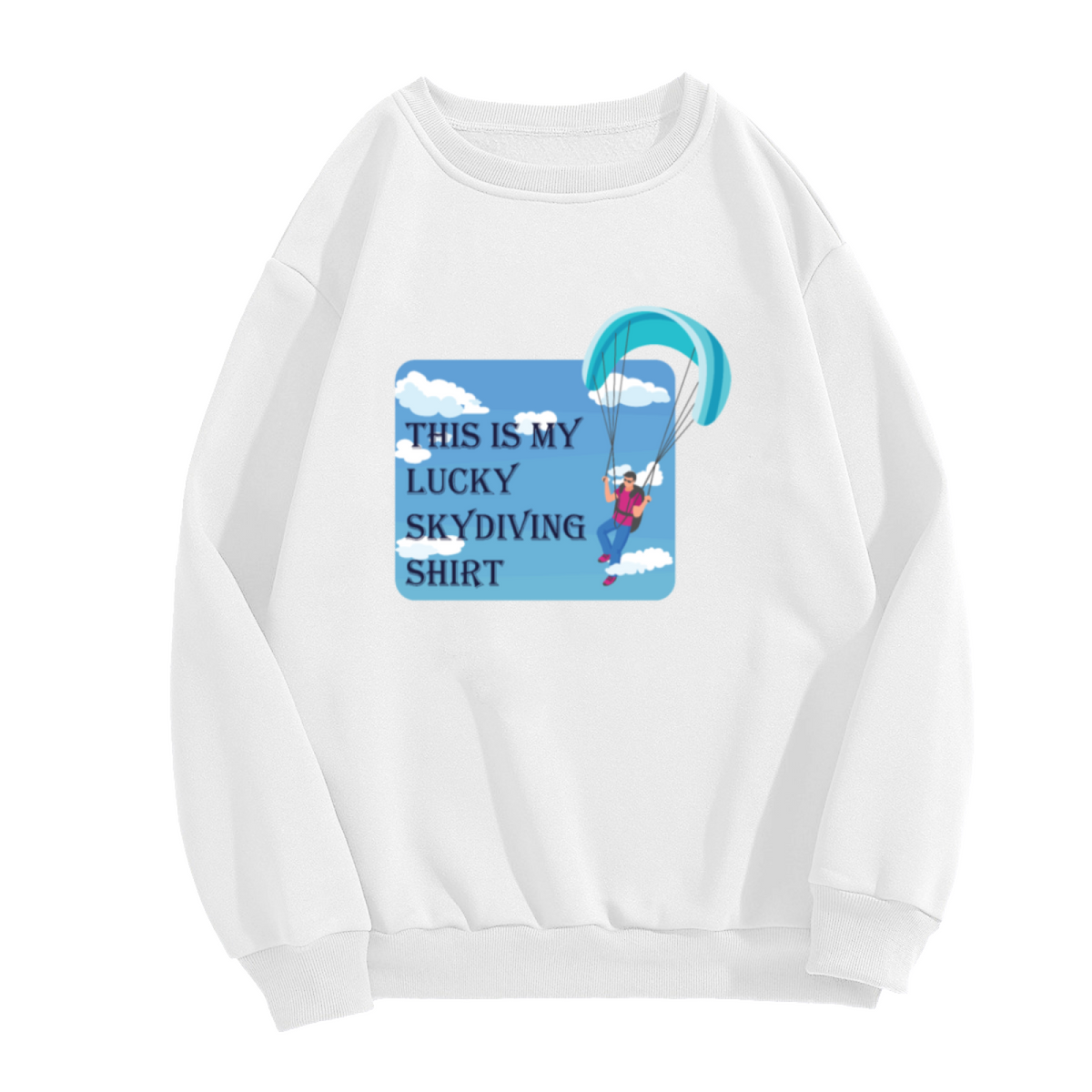 Paragliding Adventure Extreme Sports Graphic ԲÁìÎÀÒÂ - Unique Design Pullover Sweatshirt
