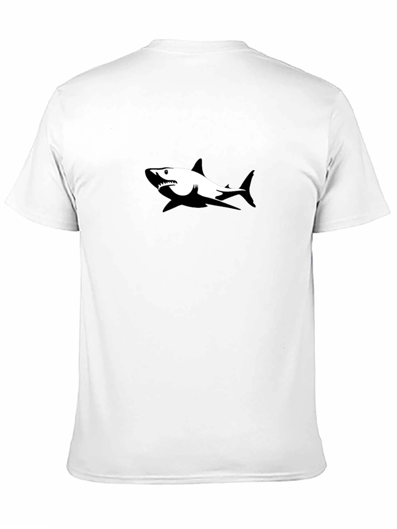 Shark Graphic Black T-Shirt - Casual Style