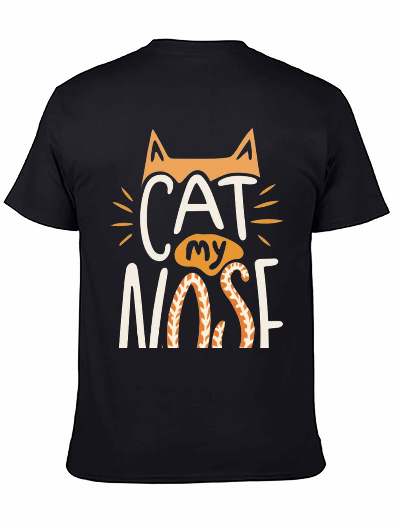 Cat My Nose Graphic Tee - Black