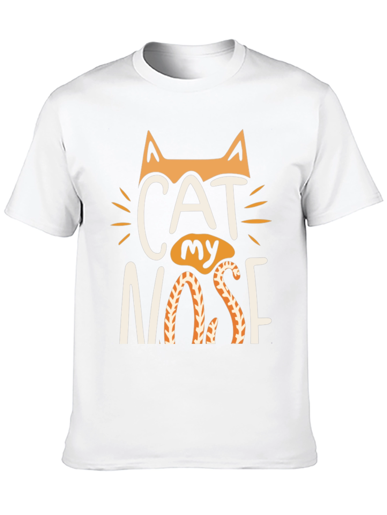 Cat My Nose Graphic Tee - Black