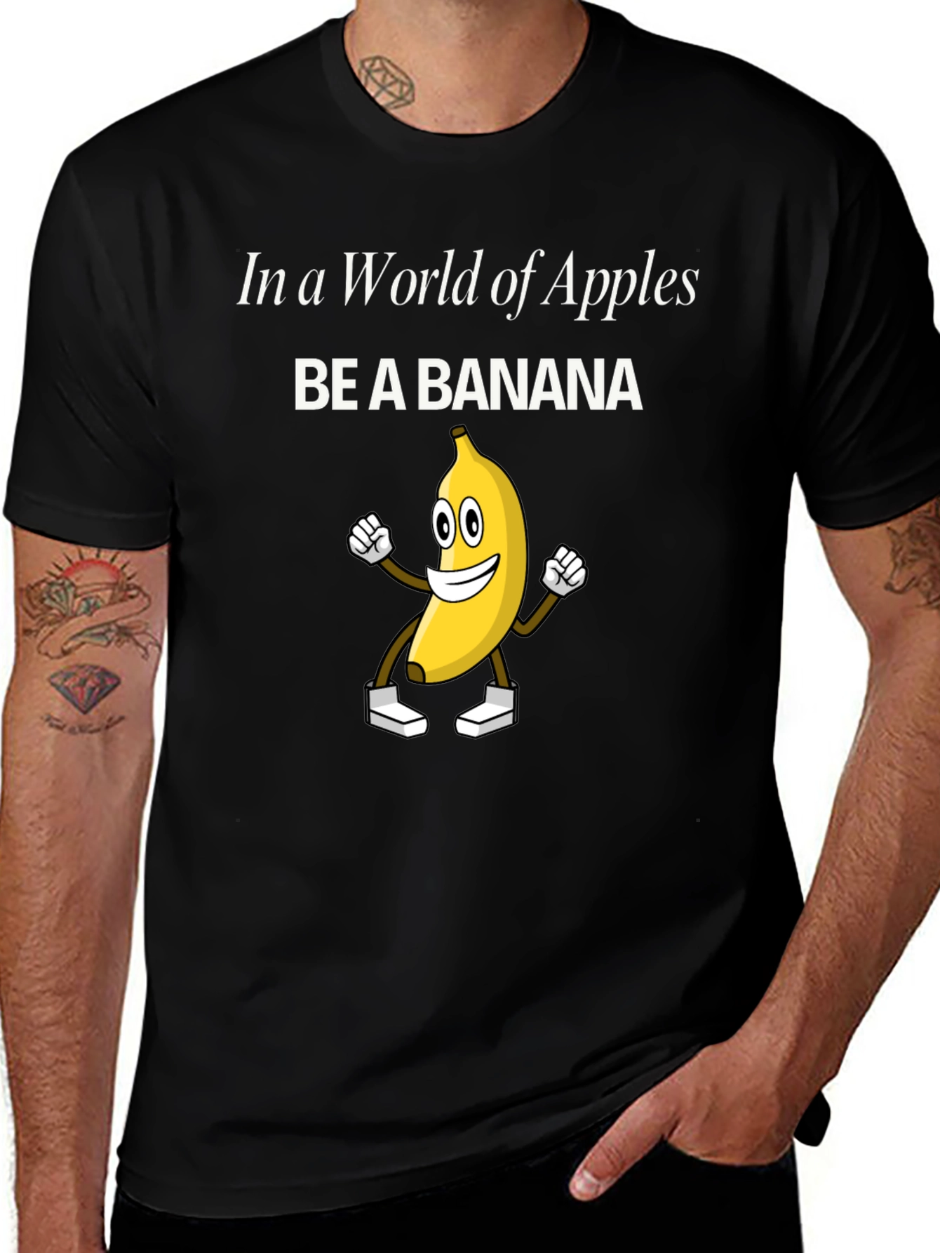 Be A Banana T-Shirt - Funny Graphic Tee