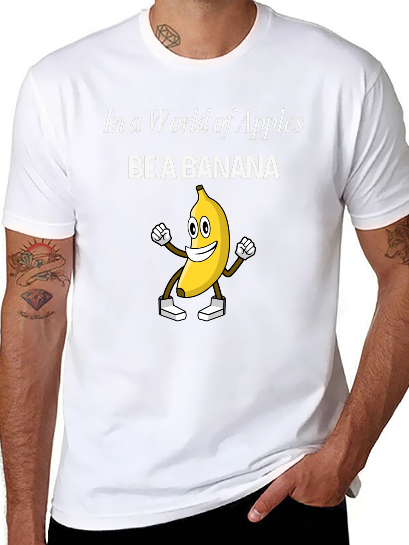 Be A Banana T-Shirt - Funny Graphic Tee