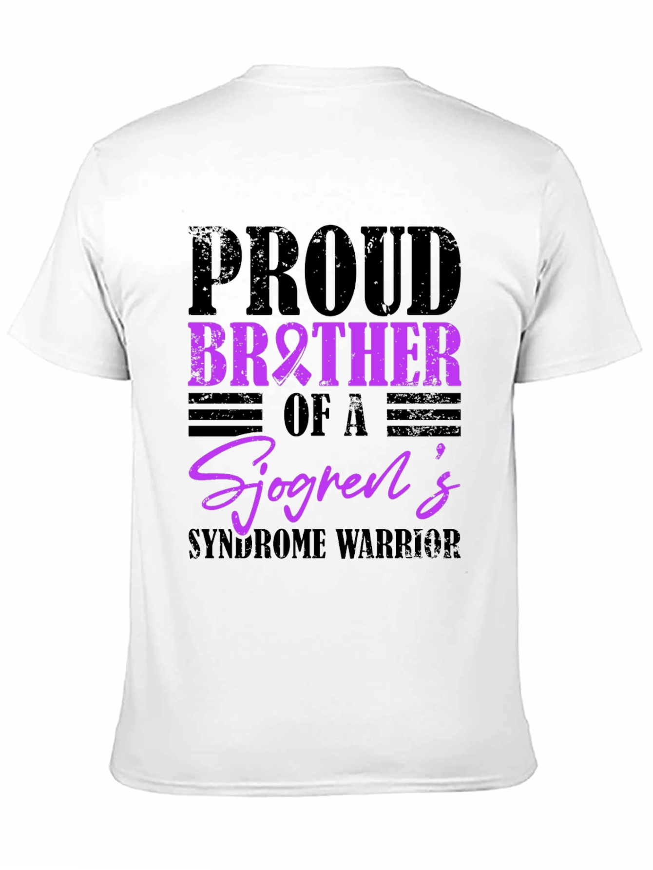 Proud Brother Sjögrens Syndrome Warrior T-Shirt