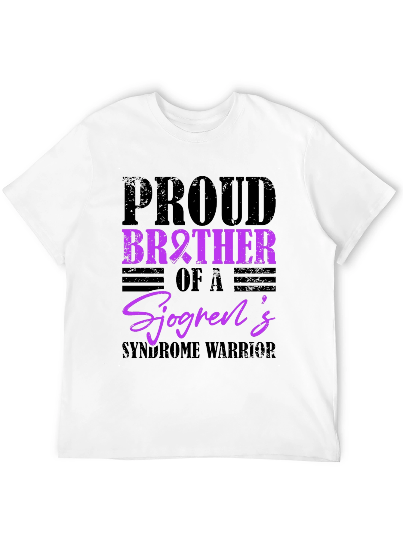 Proud Brother Sjögrens Syndrome Warrior T-Shirt