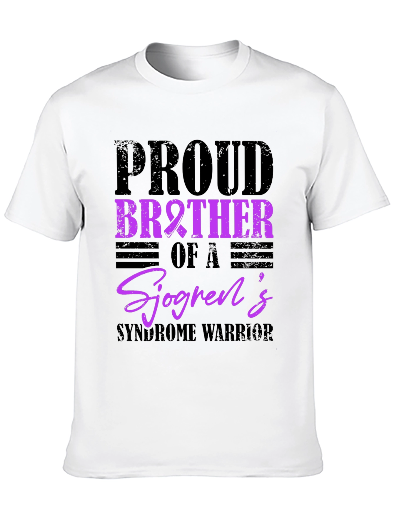 Proud Brother Sjögrens Syndrome Warrior T-Shirt