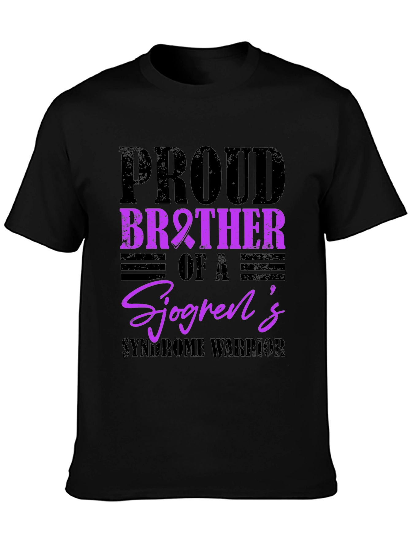 Proud Brother Sjögrens Syndrome Warrior T-Shirt