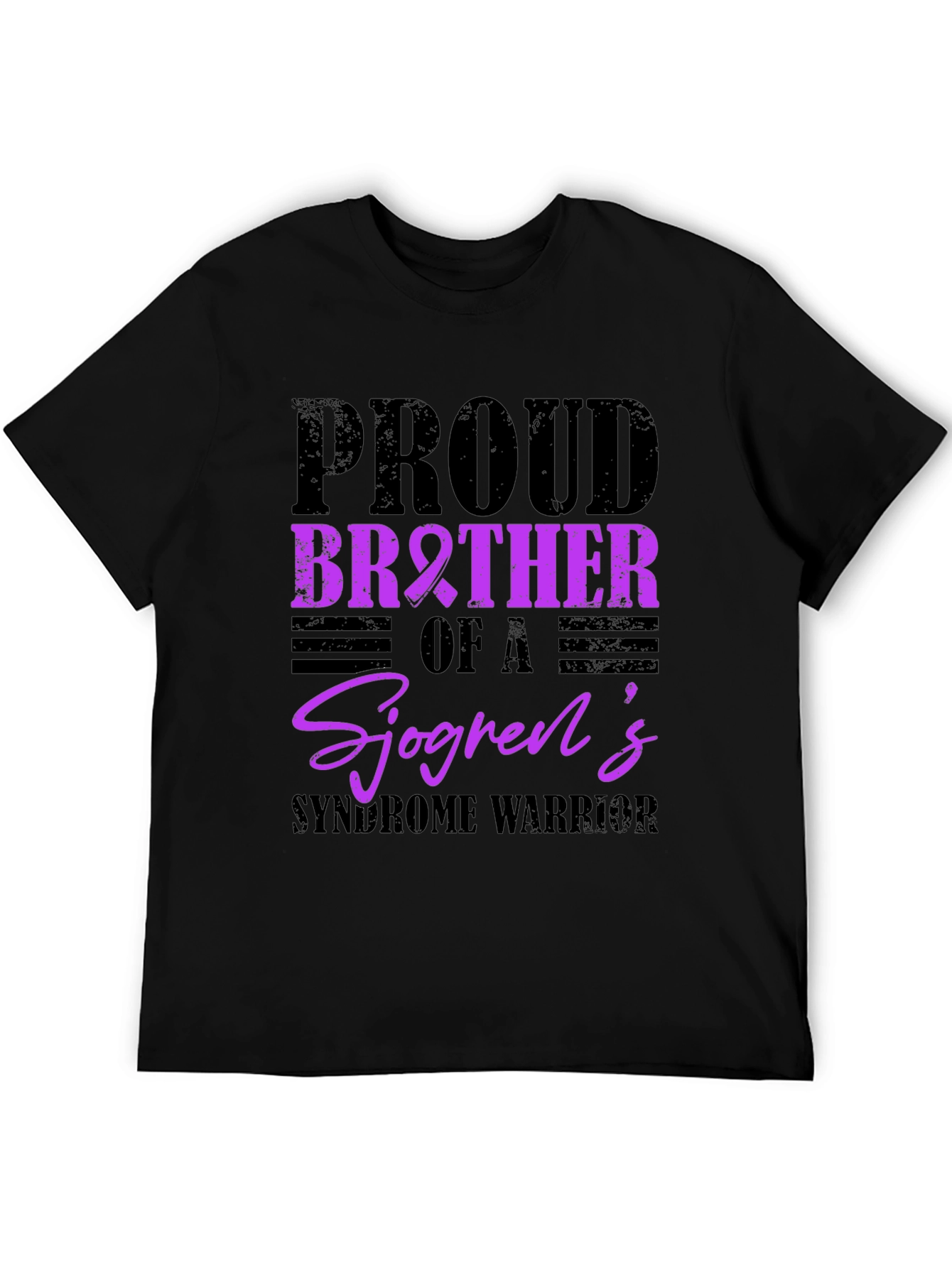 Proud Brother Sjögrens Syndrome Warrior T-Shirt