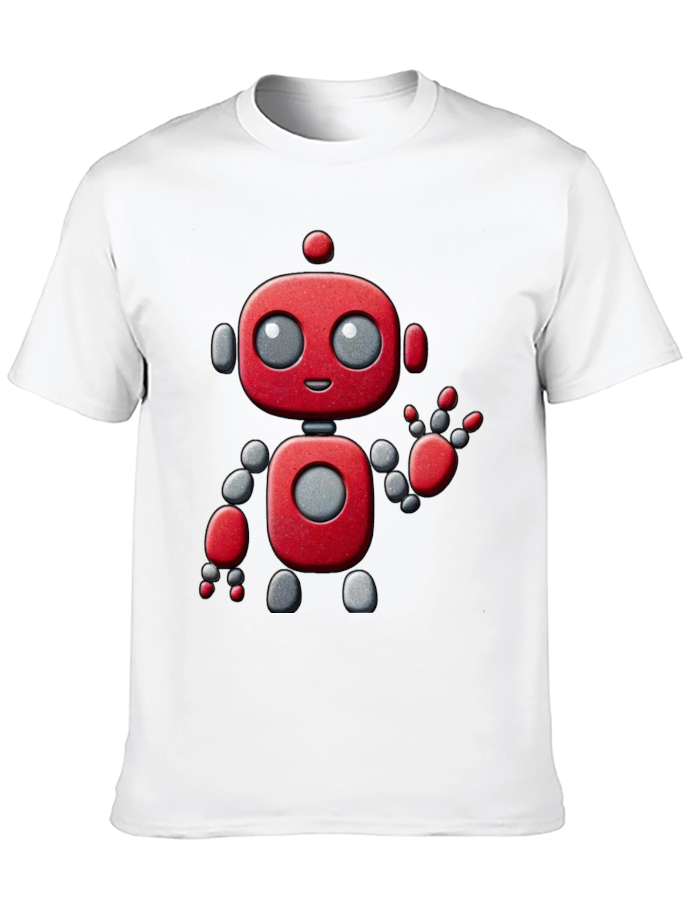 Robot Graphic Tee - Fun & Stylish Black T-Shirt