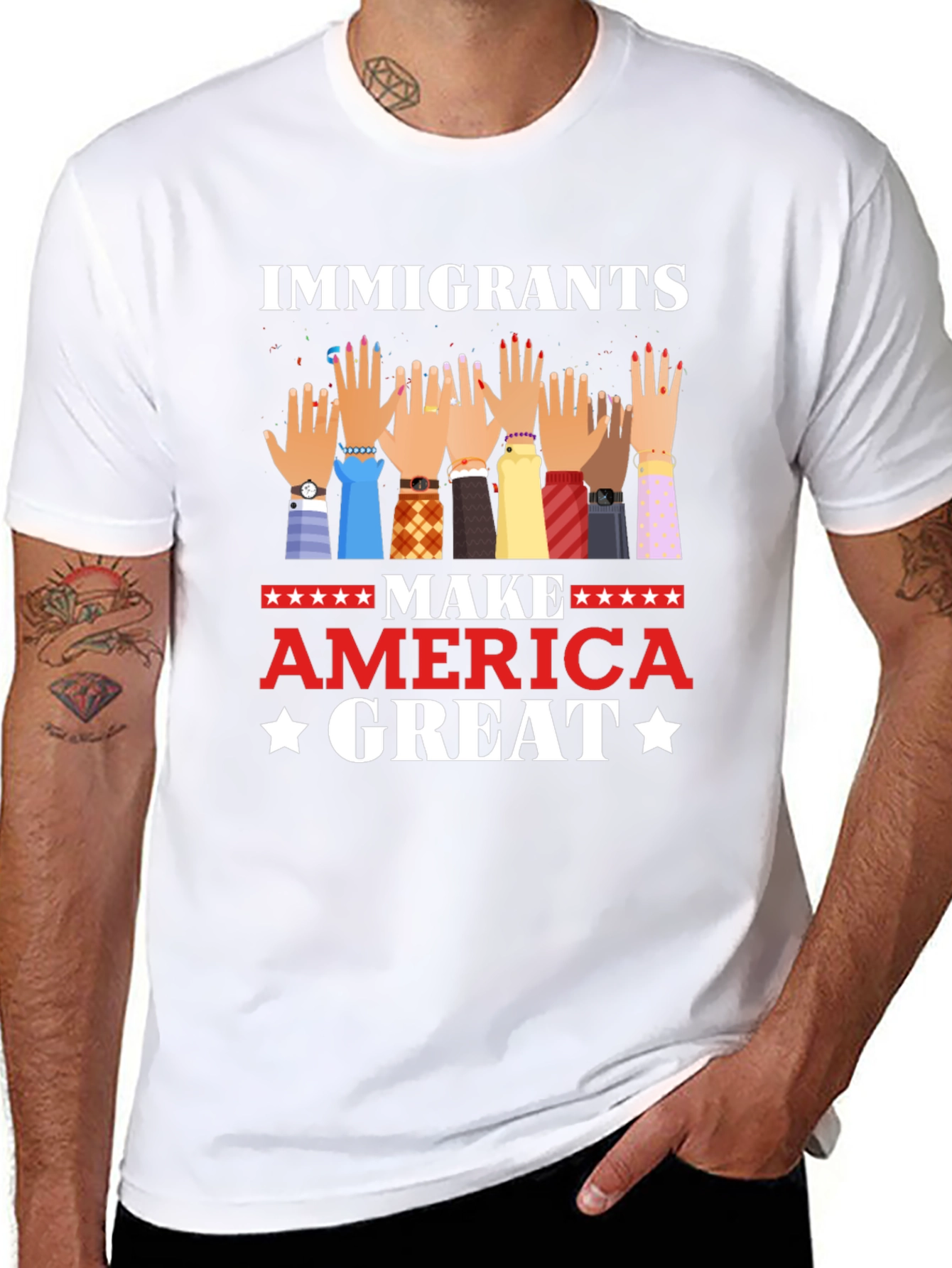 Immigrants Make America Great T-Shirt