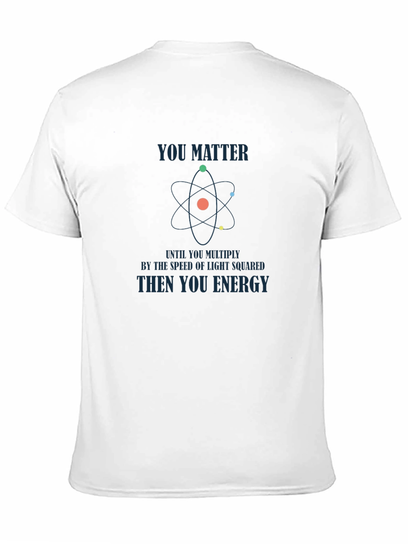 You Matter Science Graphic Black T-Shirt