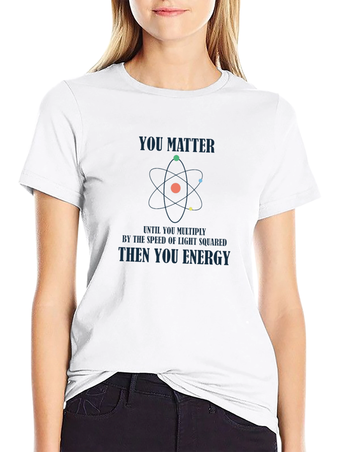 You Matter Science Graphic Black T-Shirt