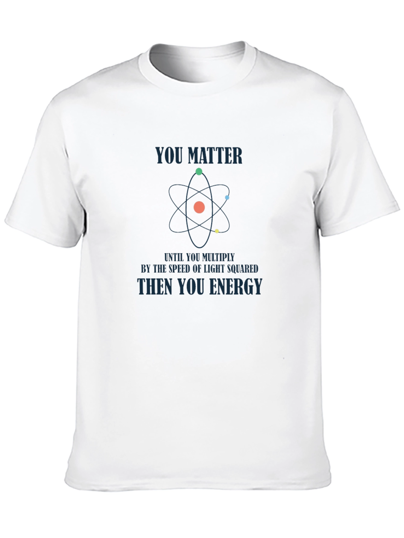 You Matter Science Graphic Black T-Shirt