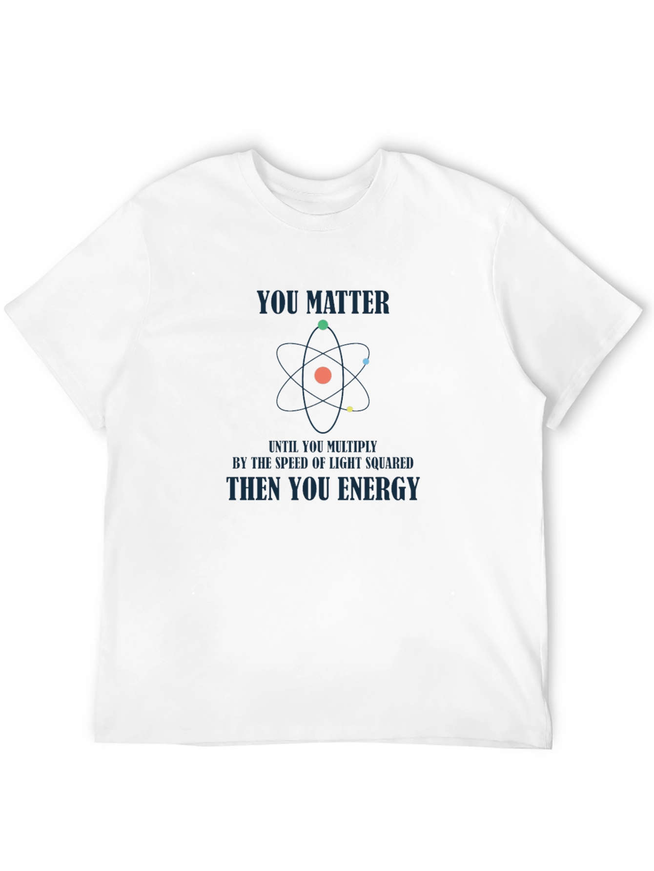 You Matter Science Graphic Black T-Shirt