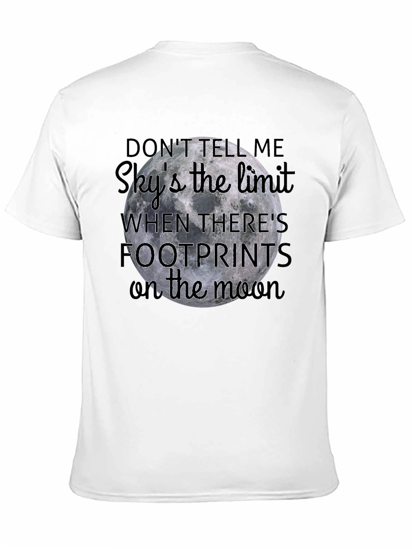 Moon Footprints Graphic Tee