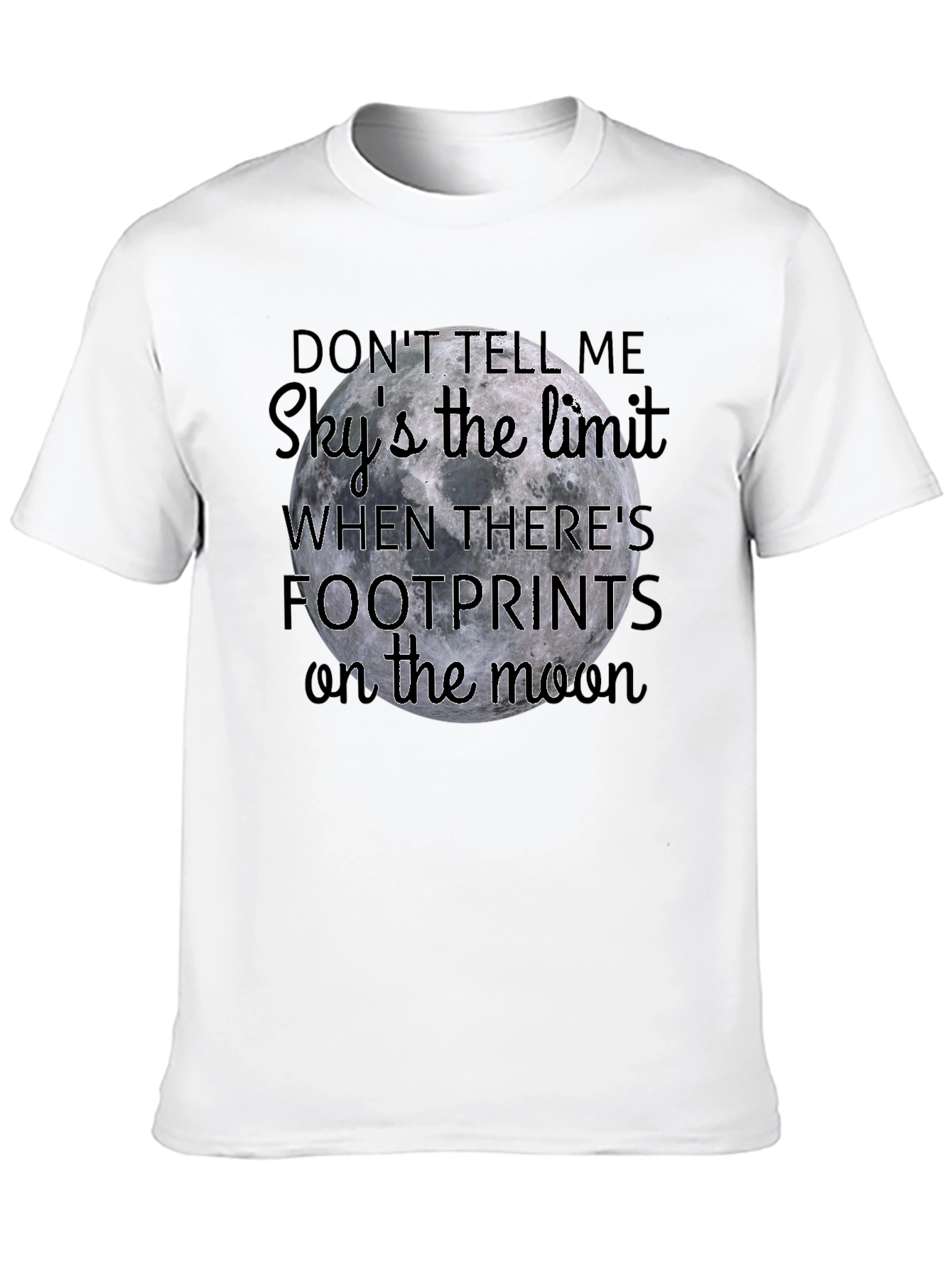 Moon Footprints Graphic Tee