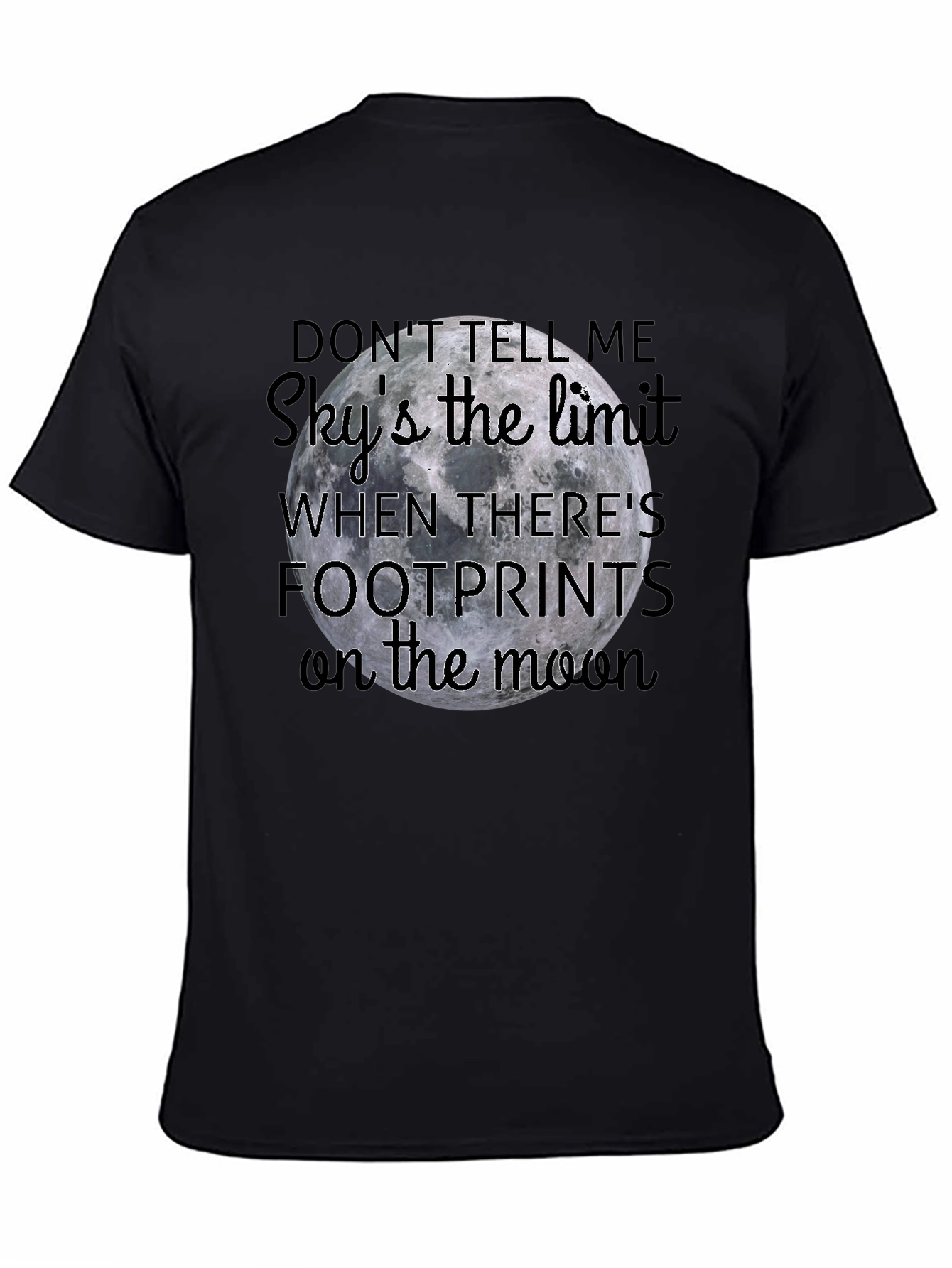 Moon Footprints Graphic Tee