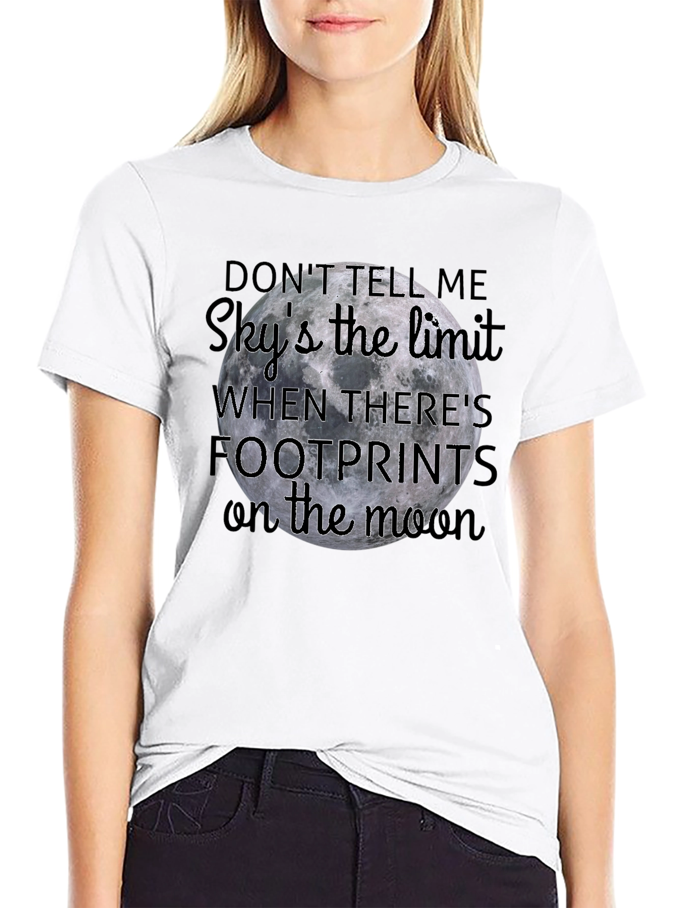 Moon Footprints Graphic Tee