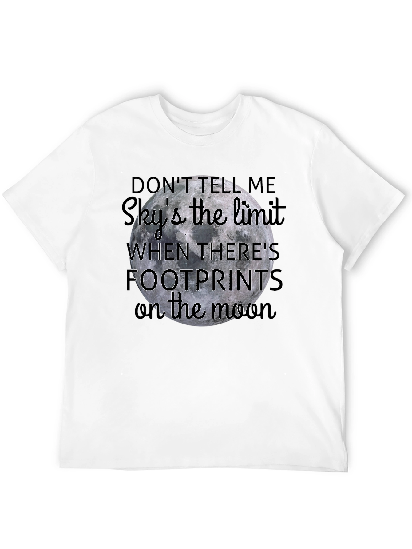 Moon Footprints Graphic Tee