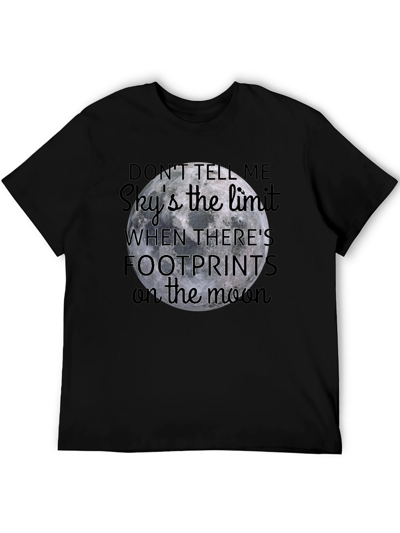 Moon Footprints Graphic Tee